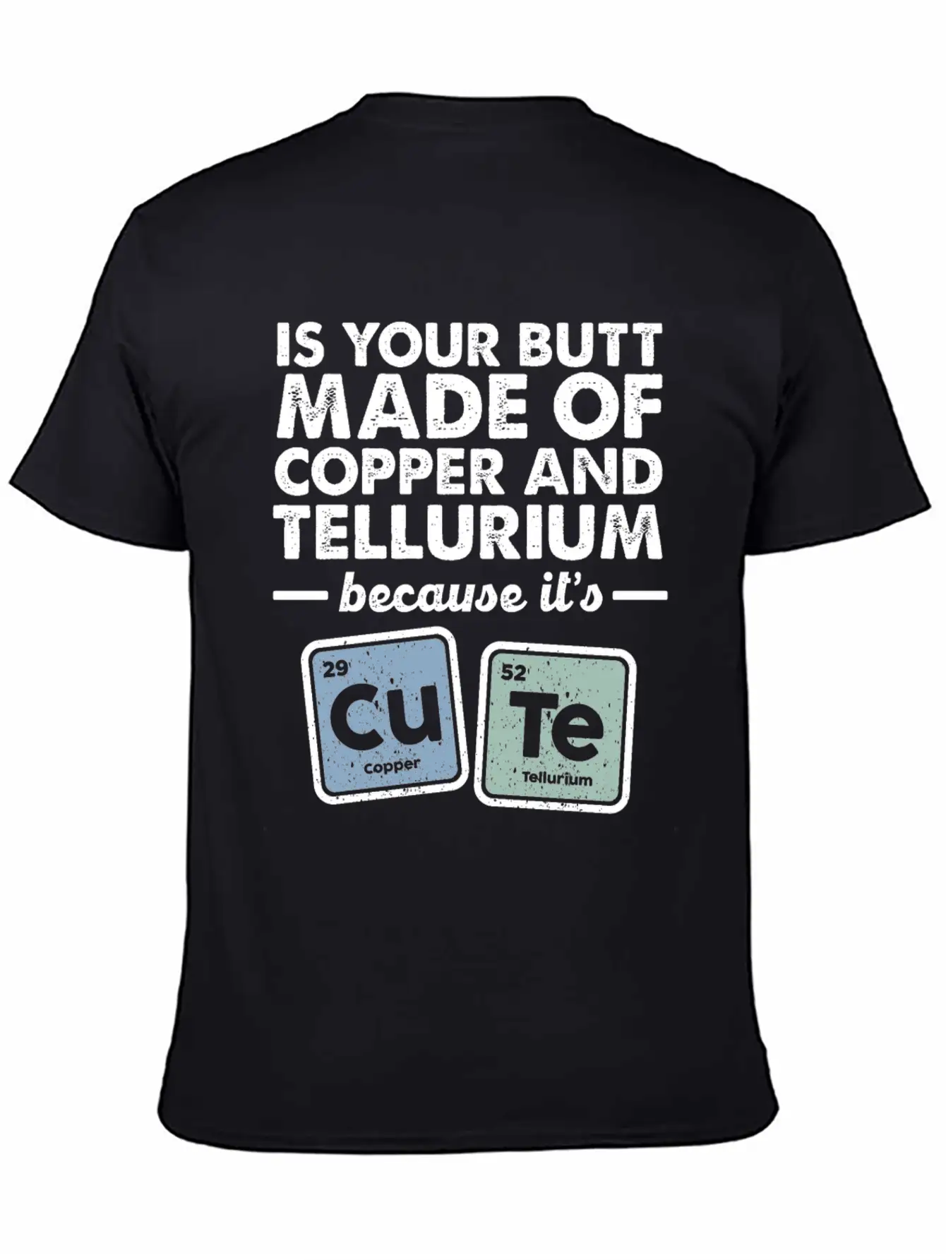 CuTe Copper Tellurium Chemistry Periodic Elements Breathable Soft Cotton T-Shirt – Timeless Casual Look