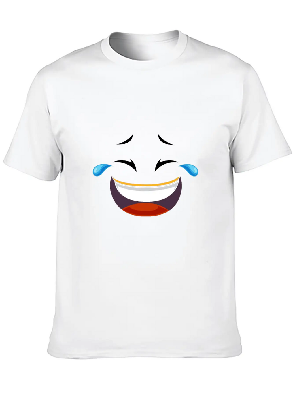 Cute Cry Face Yellow Halloween Costume Tshirt Stylish Everyday T-Shirt – Unisex Basic Cotton Tee