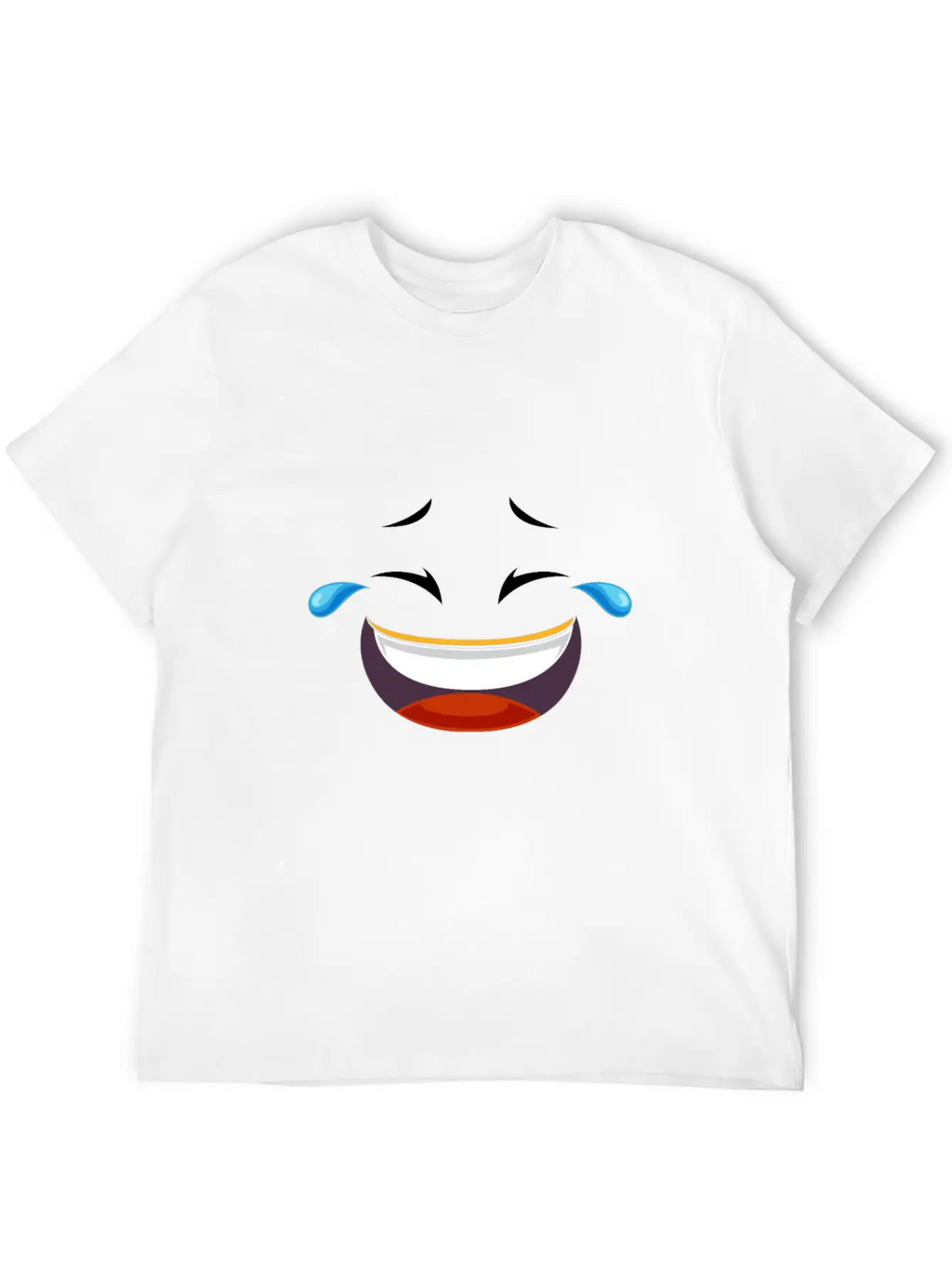 Cute Cry Face Yellow Halloween Costume Tshirt Stylish Everyday T-Shirt – Unisex Basic Cotton Tee