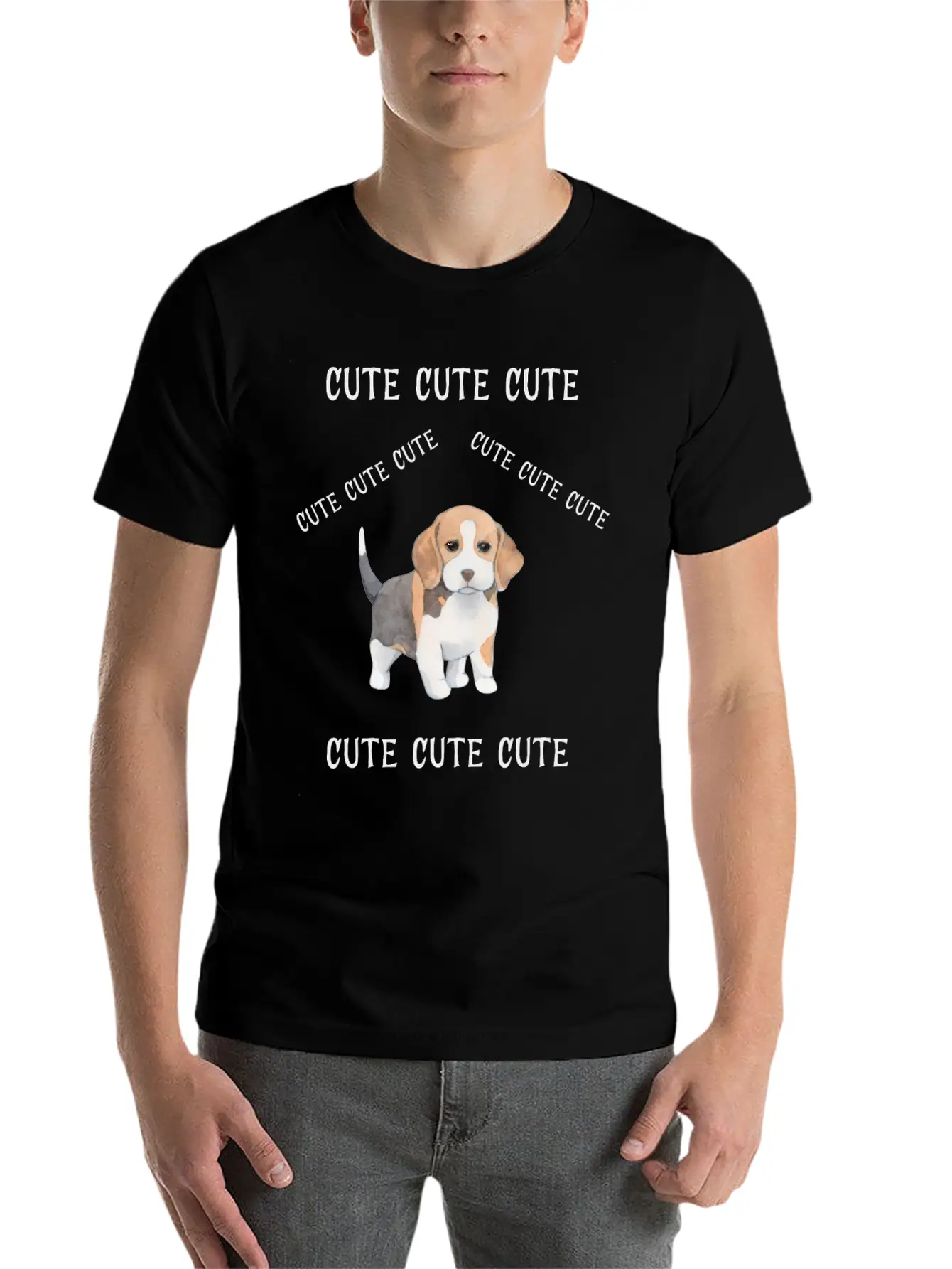 Cute Cute Cute11 Casual Graphic T-Shirt – Simple And Comfortable Daily Wear