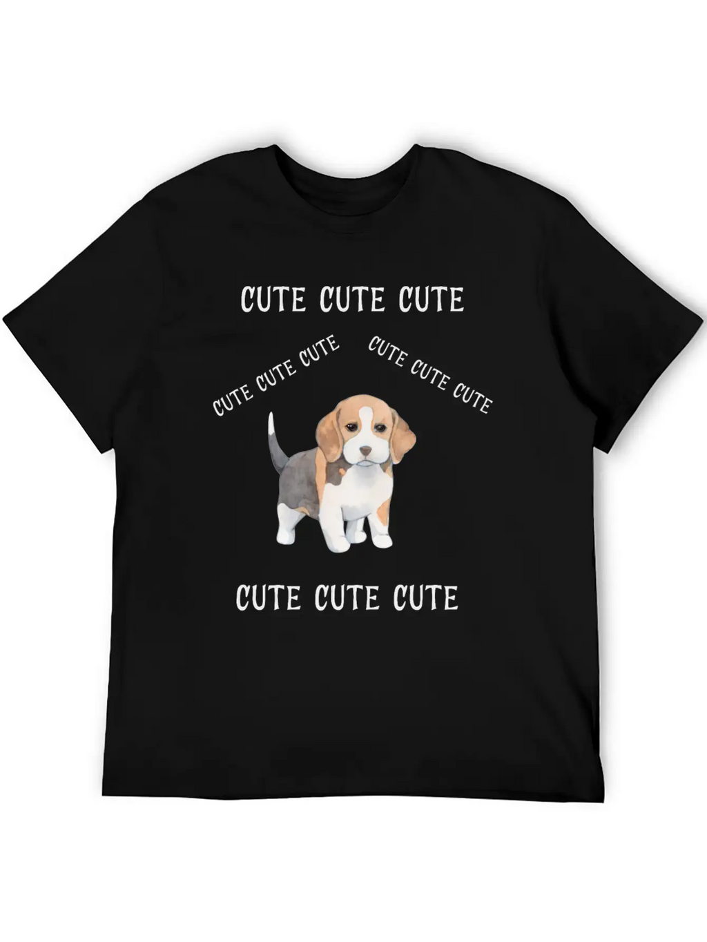 Cute Cute Cute11 Casual Graphic T-Shirt – Simple And Comfortable Daily Wear