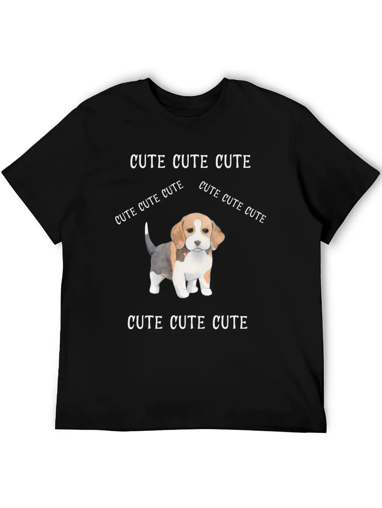 Cute Cute Cute11 Casual Graphic T-Shirt – Simple And Comfortable Daily Wear