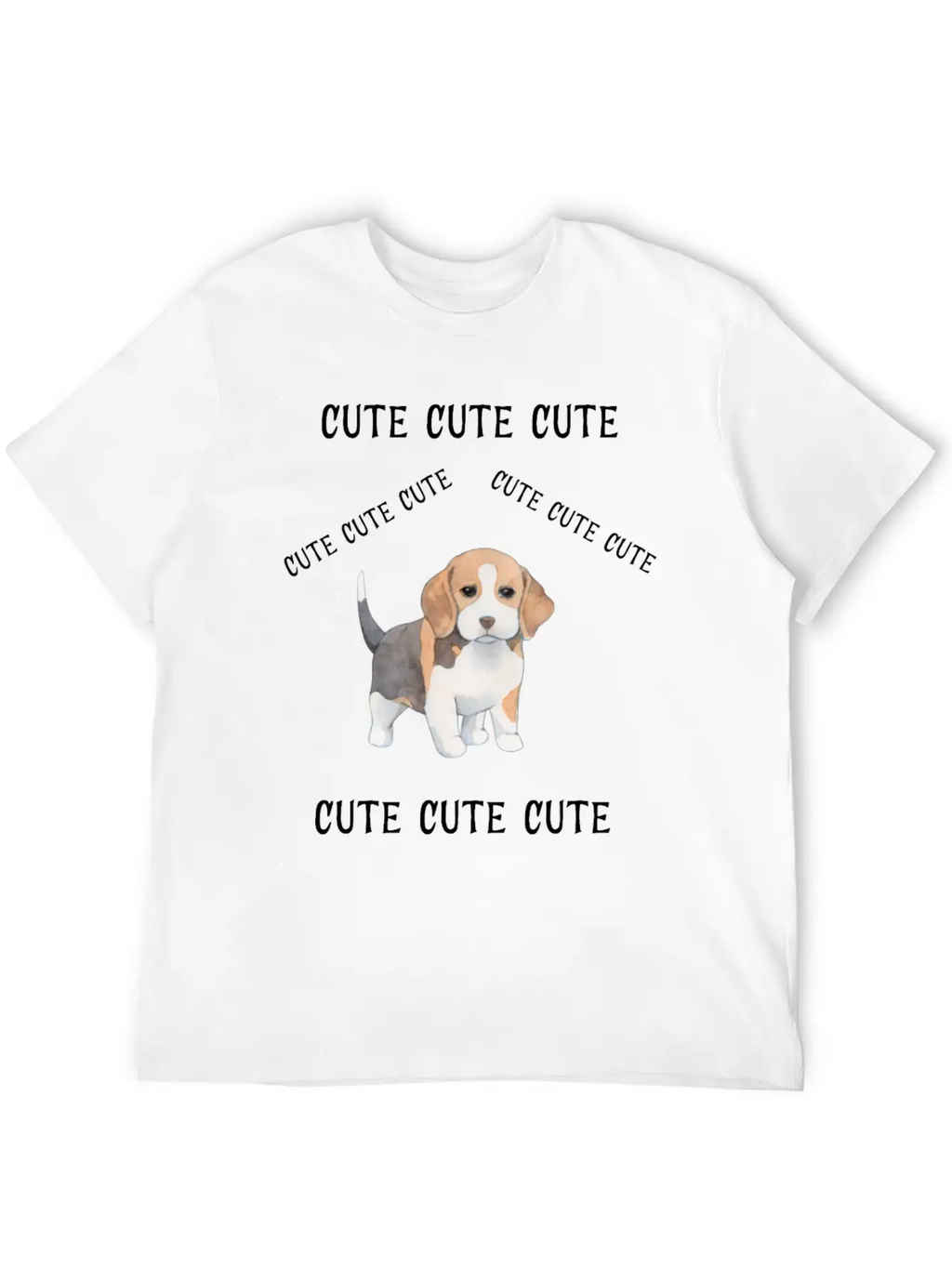 Cute Cute Cute11 Casual Graphic T-Shirt – Simple And Comfortable Daily Wear