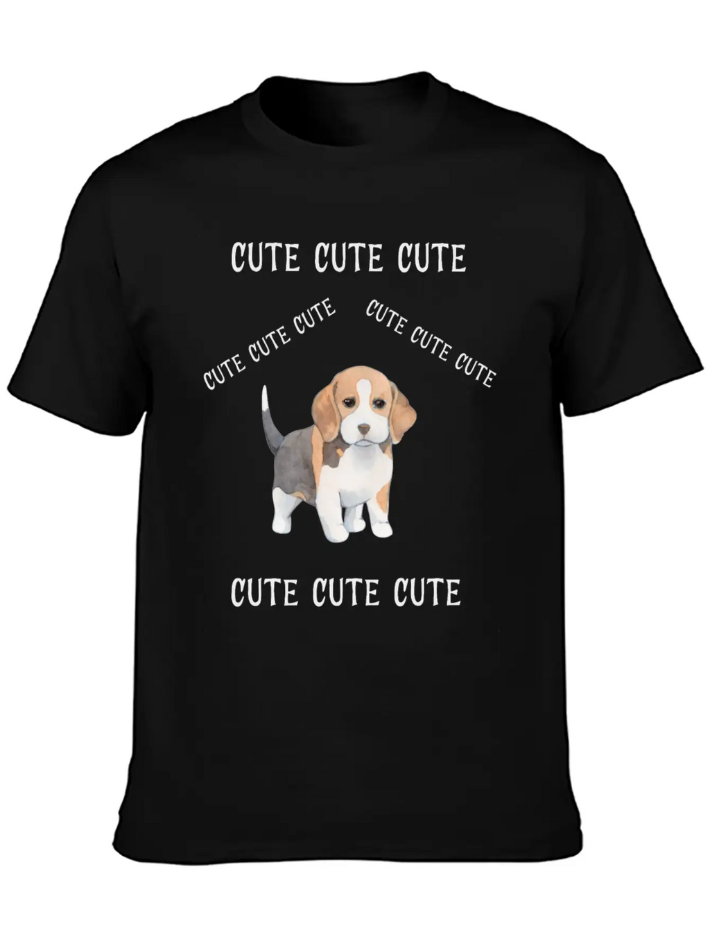 Cute Cute Cute11 Casual Graphic T-Shirt – Simple And Comfortable Daily Wear
