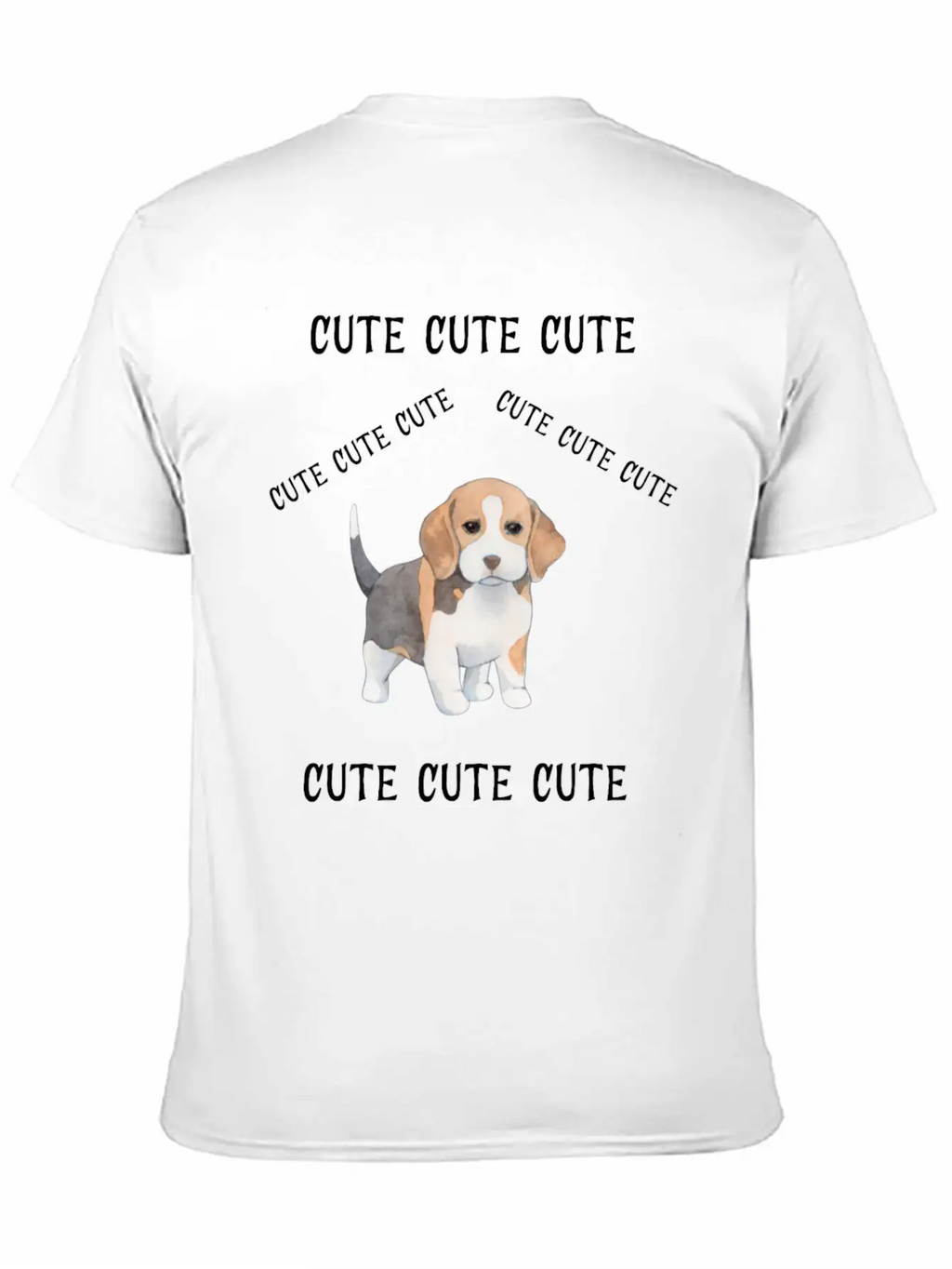 Cute Cute Cute11 Casual Graphic T-Shirt – Simple And Comfortable Daily Wear