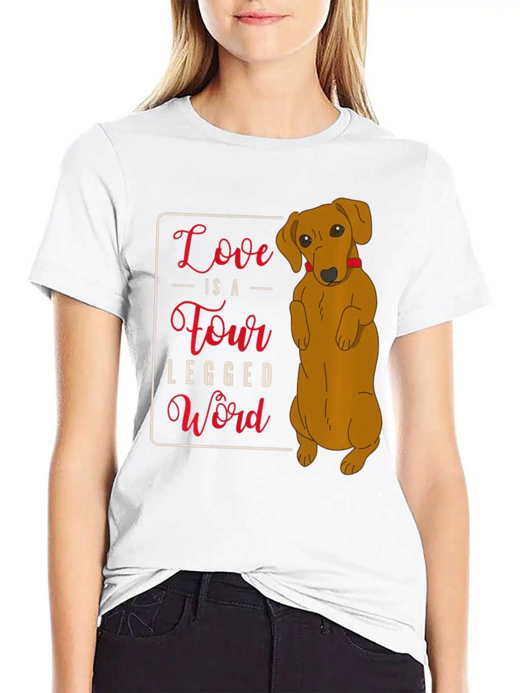 Cute Dachshund Dog Pet Lovers Holders Clothing Unisex Casual T-Shirt – Clean Design For Daily Comfort