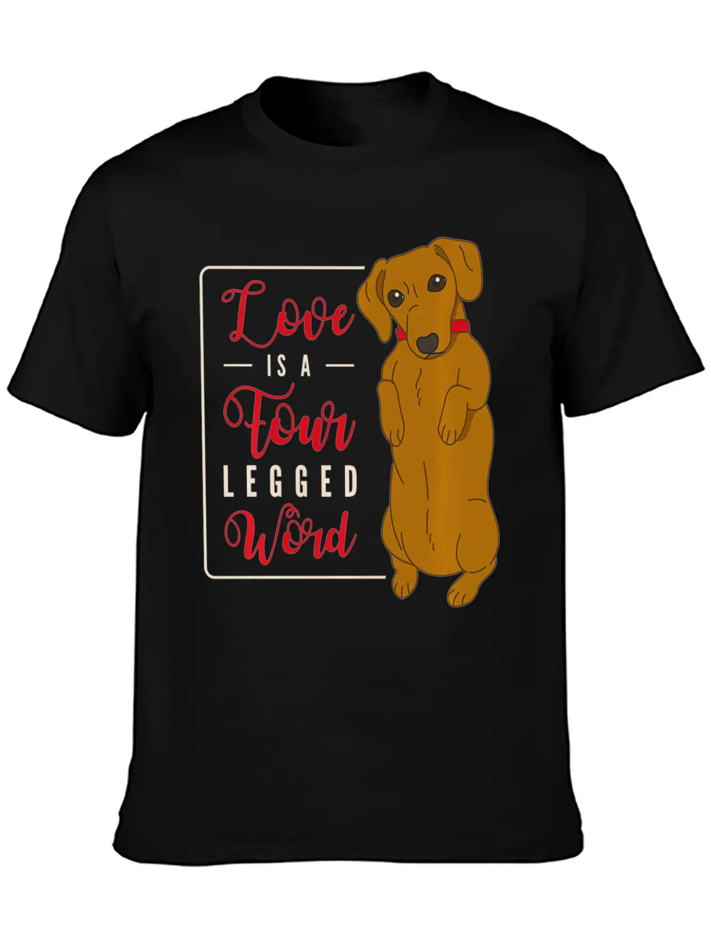 Cute Dachshund Dog Pet Lovers Holders Clothing Unisex Casual T-Shirt – Clean Design For Daily Comfort