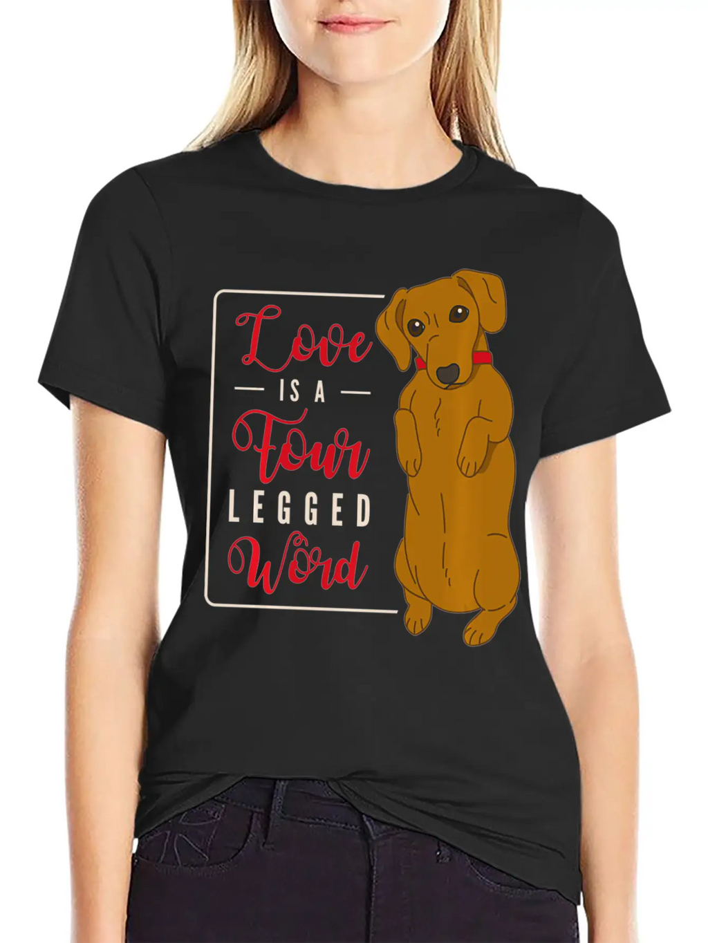 Cute Dachshund Dog Pet Lovers Holders Clothing Unisex Casual T-Shirt – Clean Design For Daily Comfort