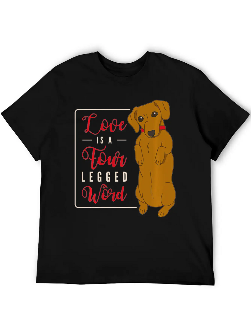 Cute Dachshund Dog Pet Lovers Holders Clothing Unisex Casual T-Shirt – Clean Design For Daily Comfort