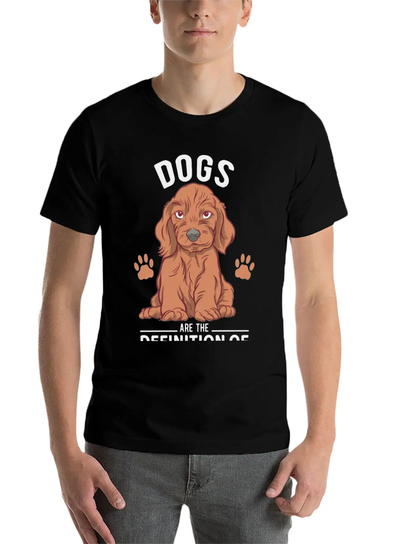 Cute Dog Stylish Everyday T-Shirt – Unisex Basic Cotton Tee