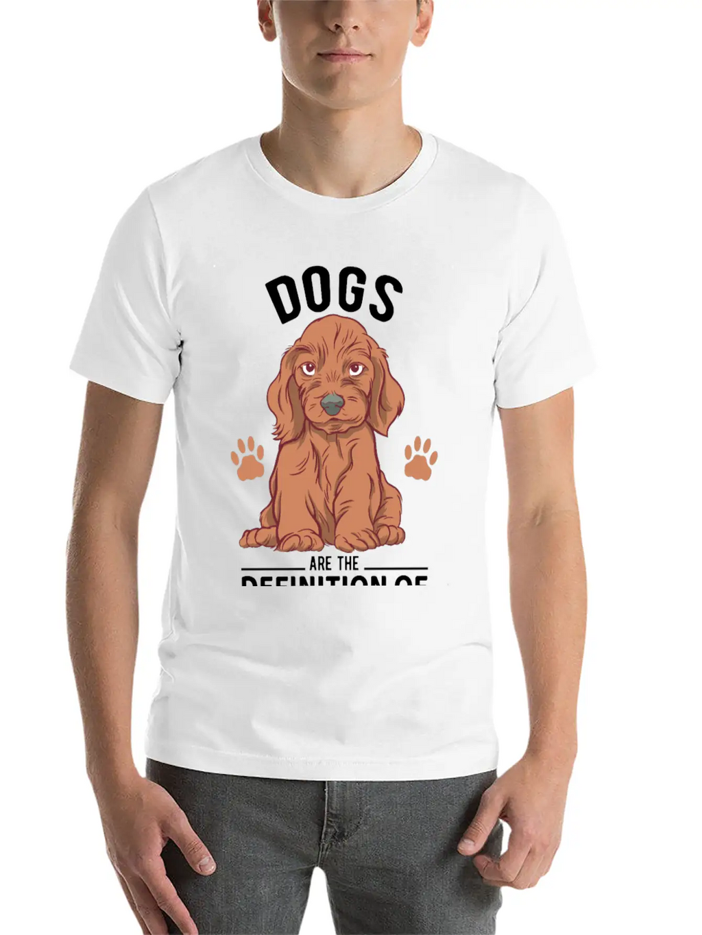 Cute Dog Stylish Everyday T-Shirt – Unisex Basic Cotton Tee