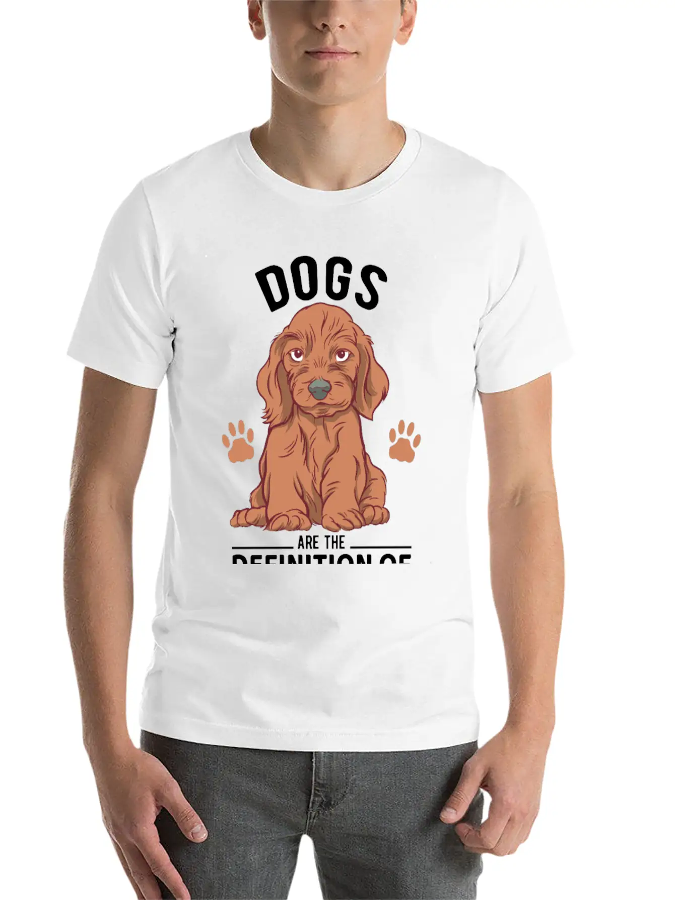 Cute Dog Stylish Everyday T-Shirt – Unisex Basic Cotton Tee