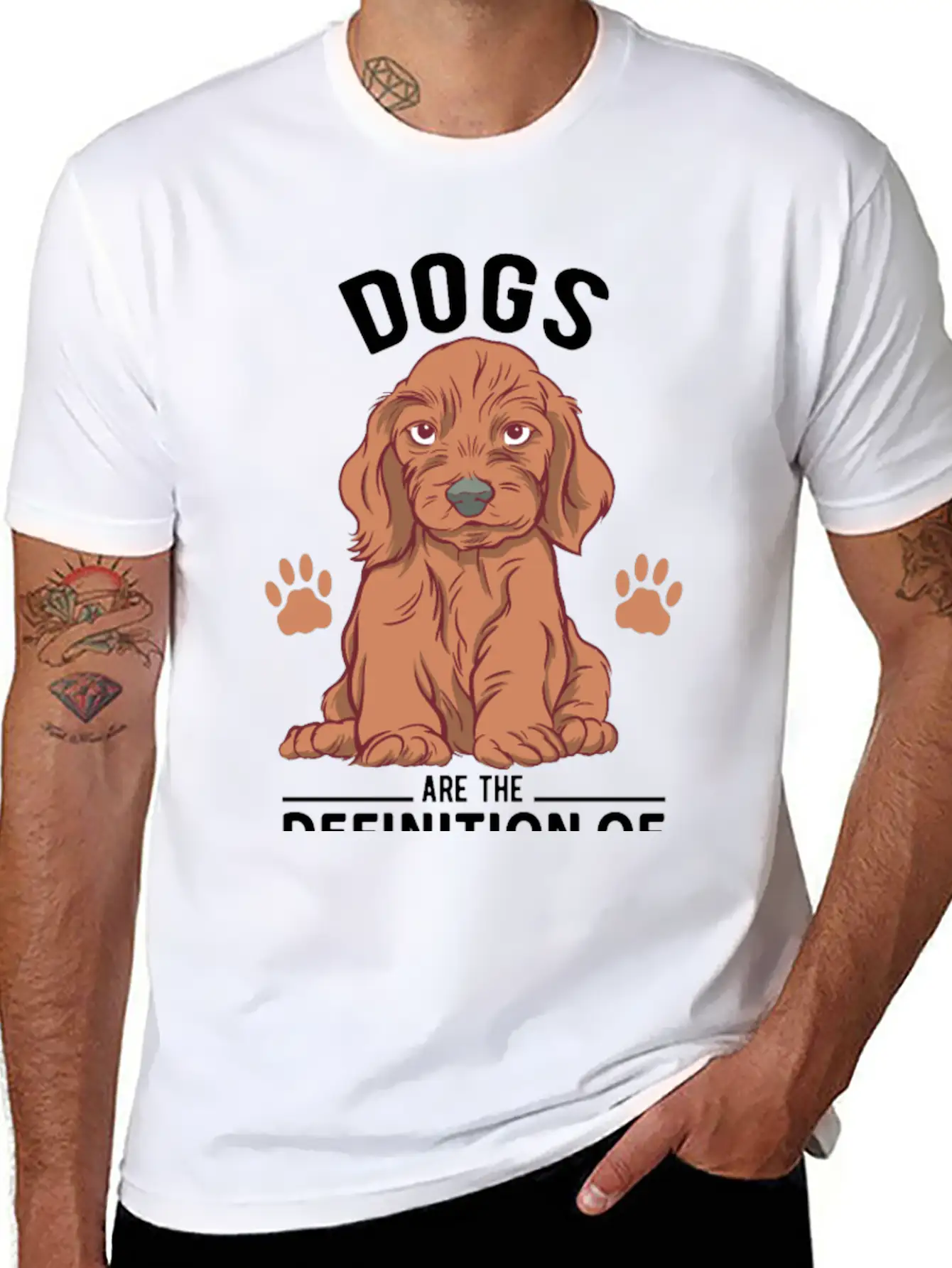 Cute Dog Stylish Everyday T-Shirt – Unisex Basic Cotton Tee