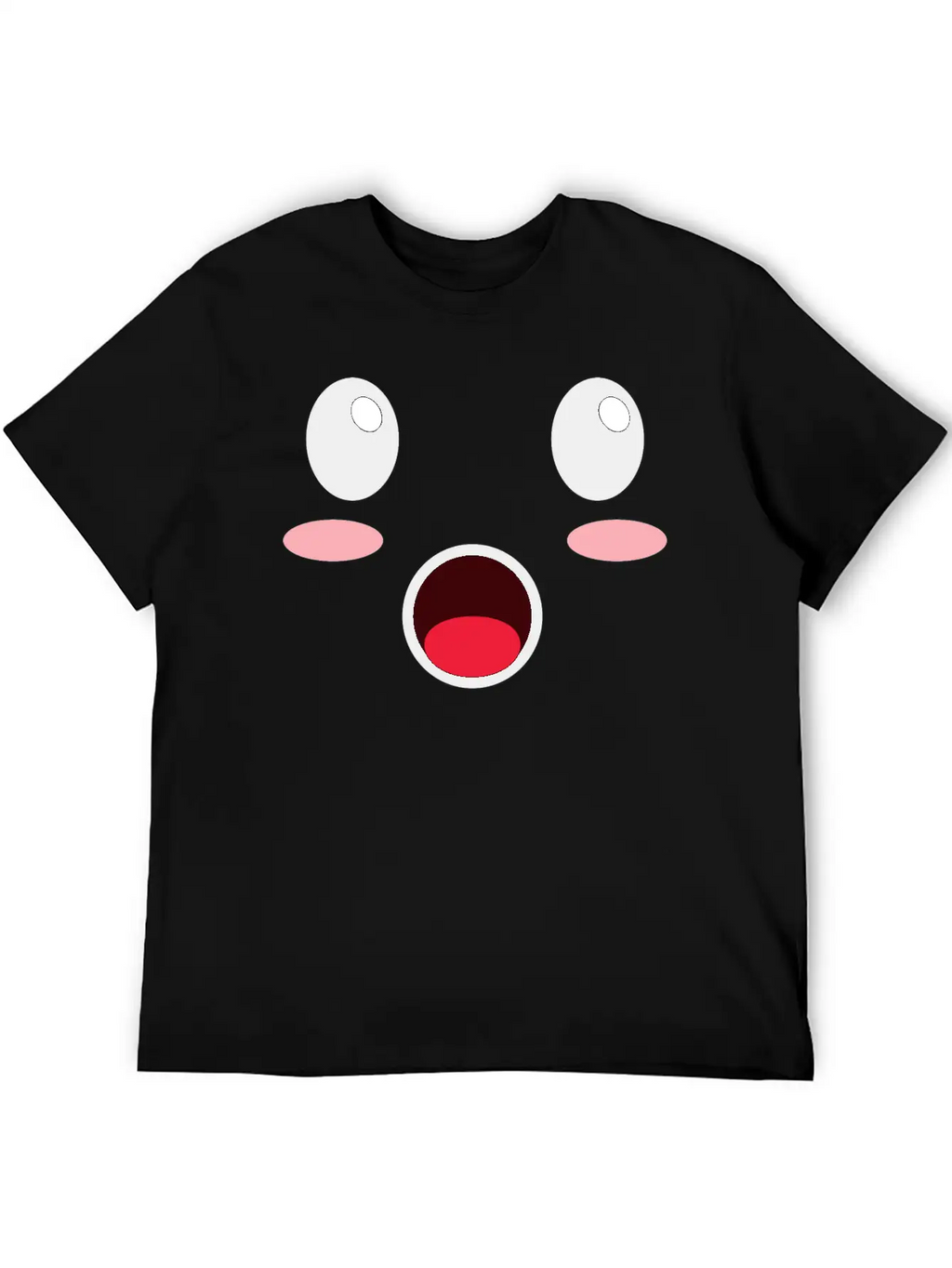 Cute Face Unisex Casual T-Shirt – Clean Design For Daily Comfort
