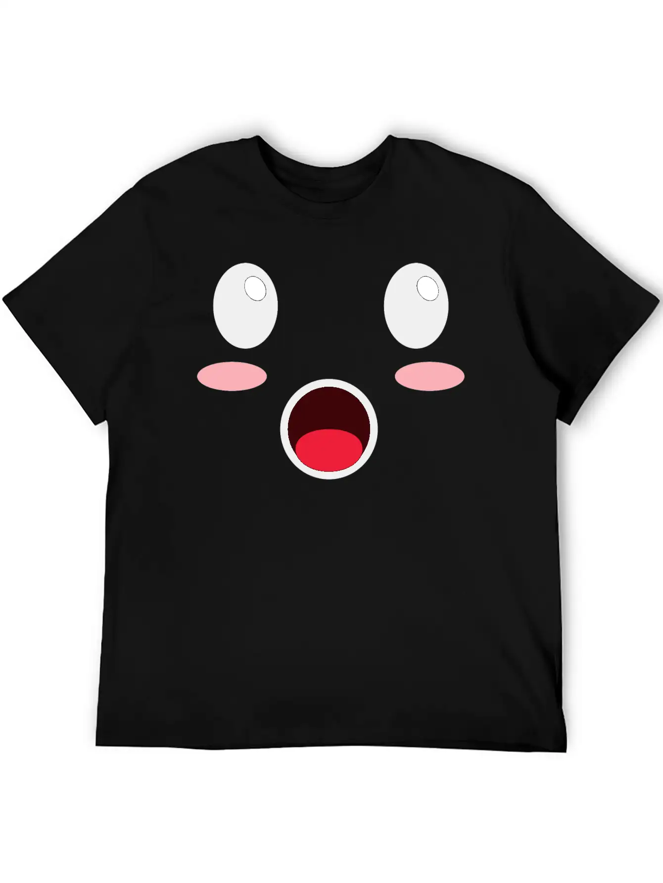Cute Face Unisex Casual T-Shirt – Clean Design For Daily Comfort