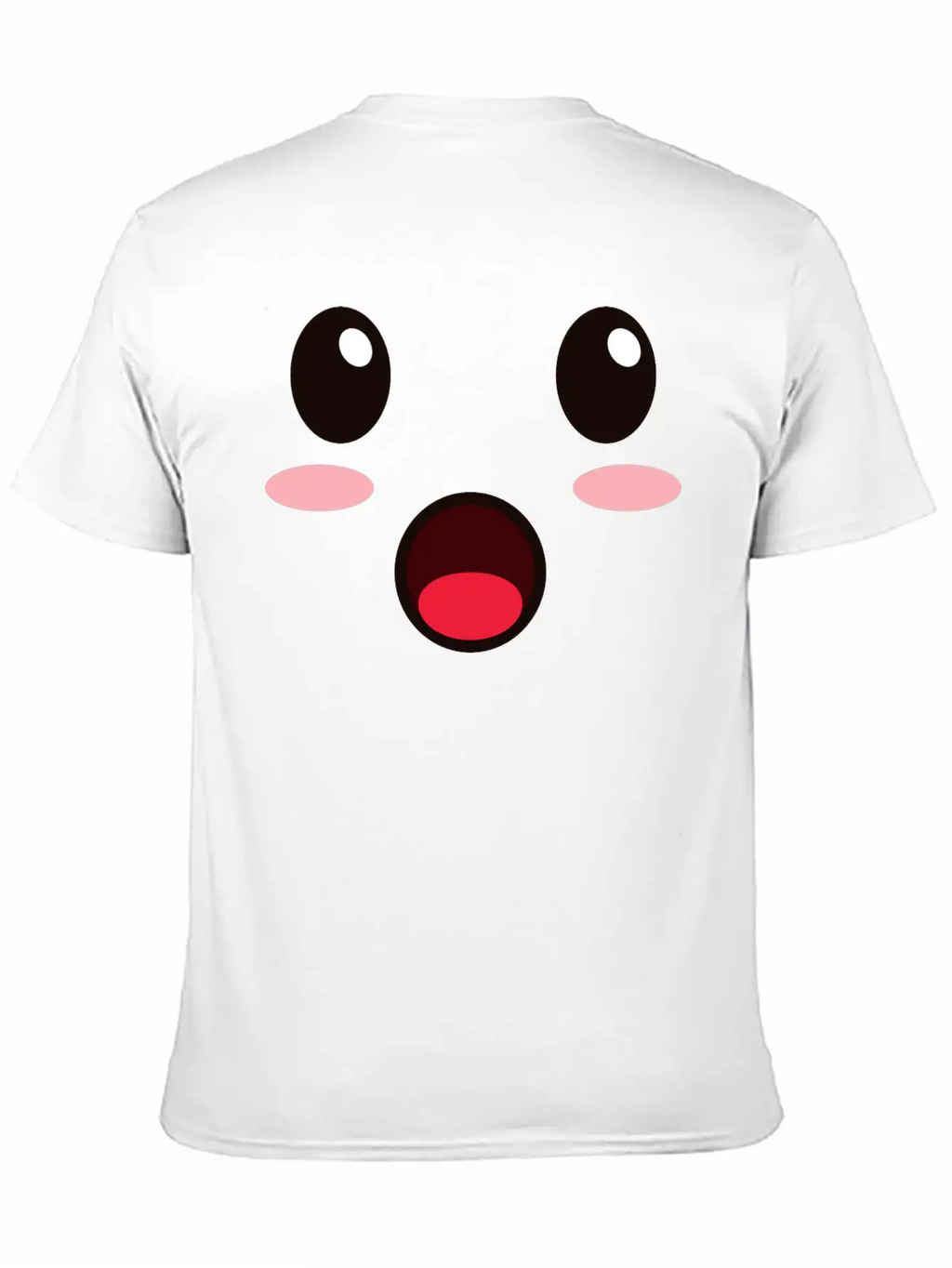 Cute Face Unisex Casual T-Shirt – Clean Design For Daily Comfort
