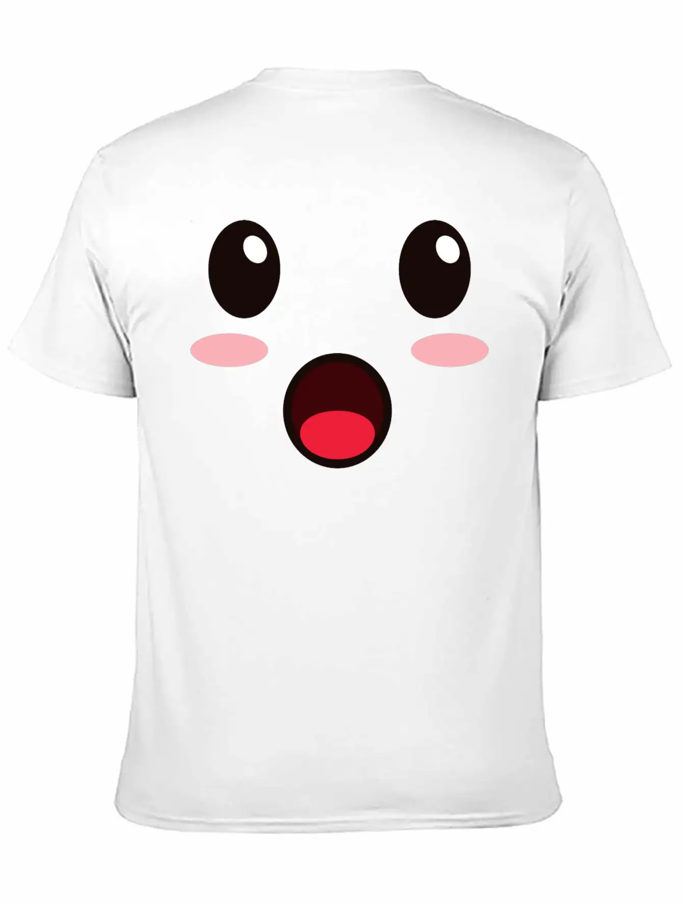Cute Face Unisex Casual T-Shirt – Clean Design For Daily Comfort