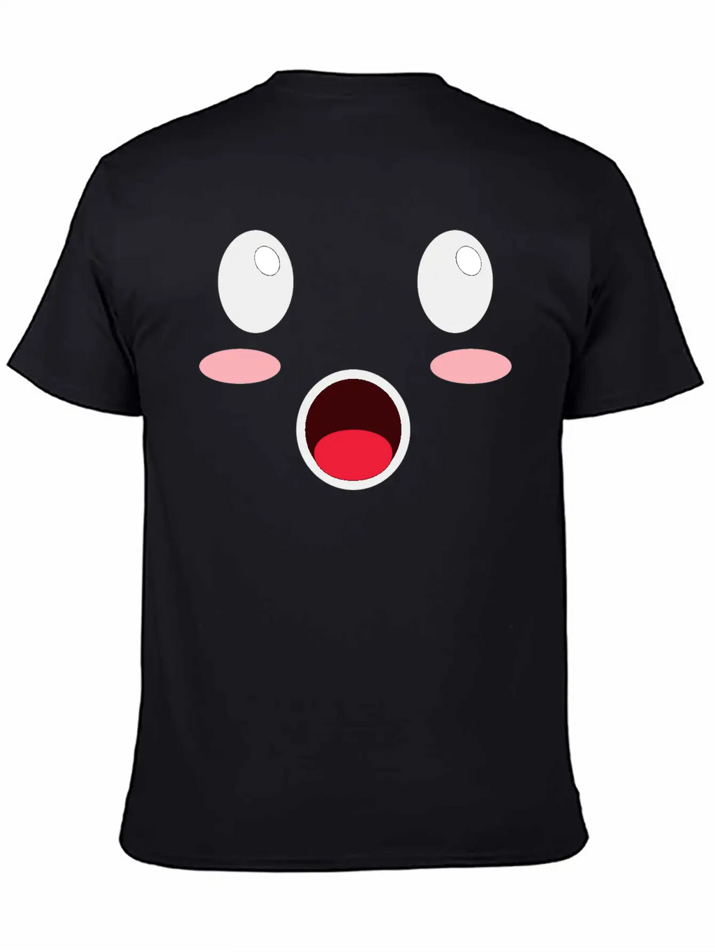 Cute Face Unisex Casual T-Shirt – Clean Design For Daily Comfort