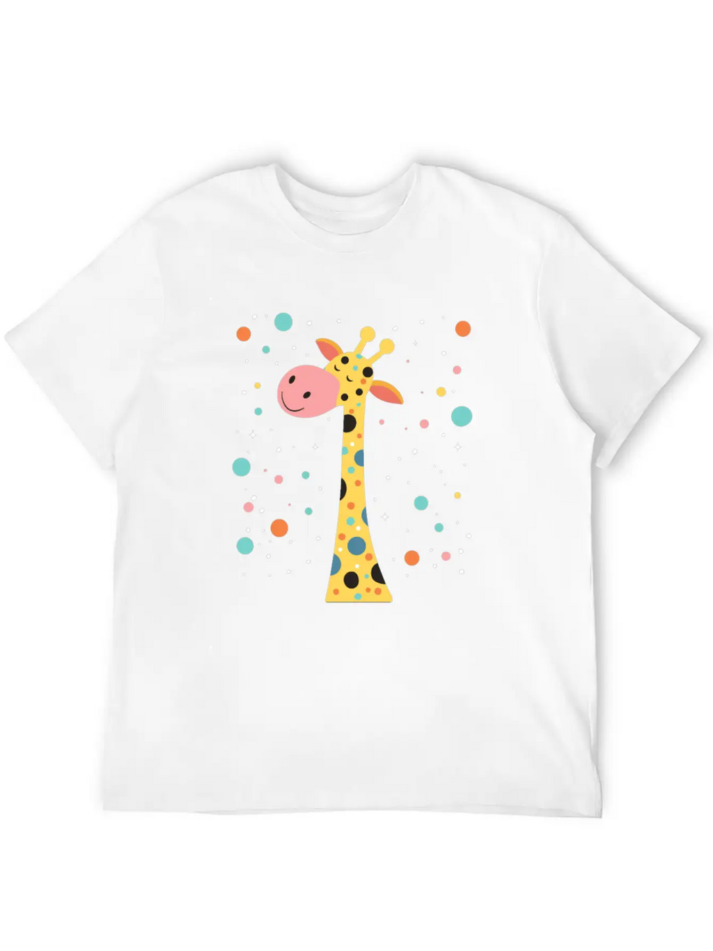 Cute Giraffe For Kids For A Kid Essential Cotton Tee For Daily Outfits – Unisex Style