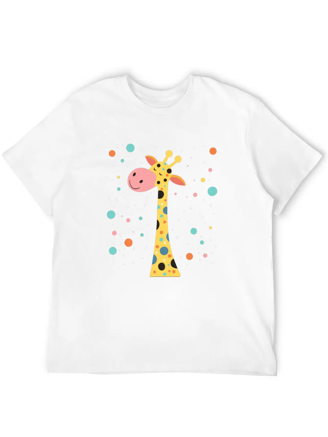 Cute Giraffe For Kids For A Kid Essential Cotton Tee For Daily Outfits – Unisex Style