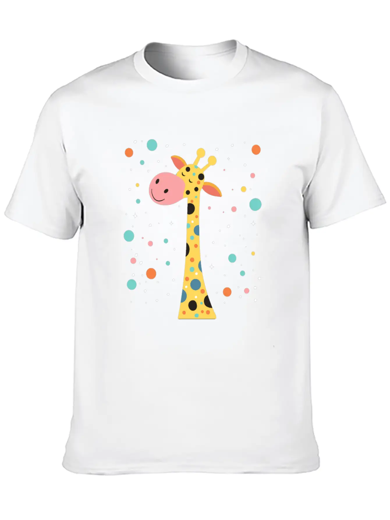 Cute Giraffe For Kids For A Kid Essential Cotton Tee For Daily Outfits – Unisex Style