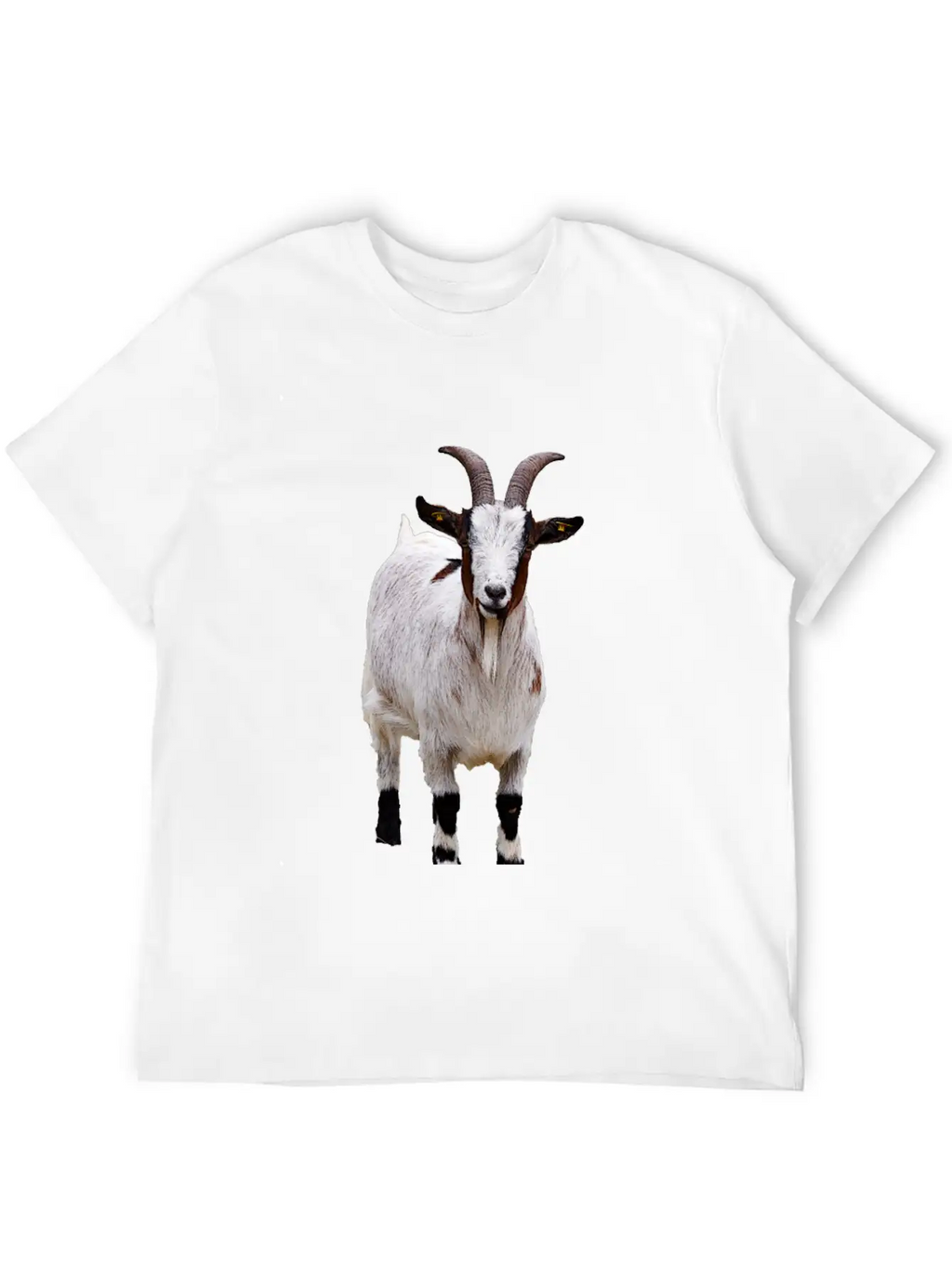 Cute Goat Essential Cotton Tee For Daily Outfits – Unisex Style