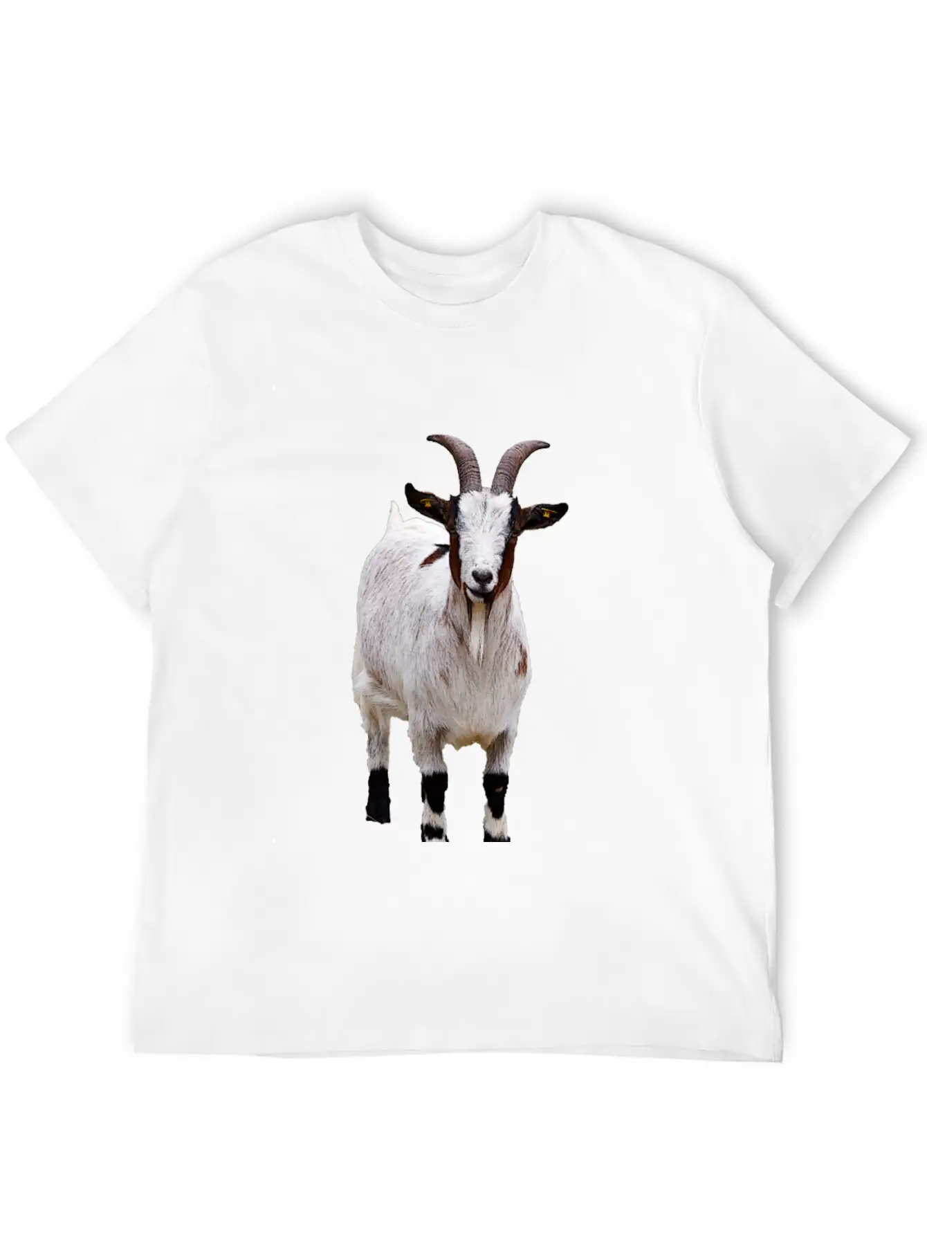 Cute Goat Essential Cotton Tee For Daily Outfits – Unisex Style