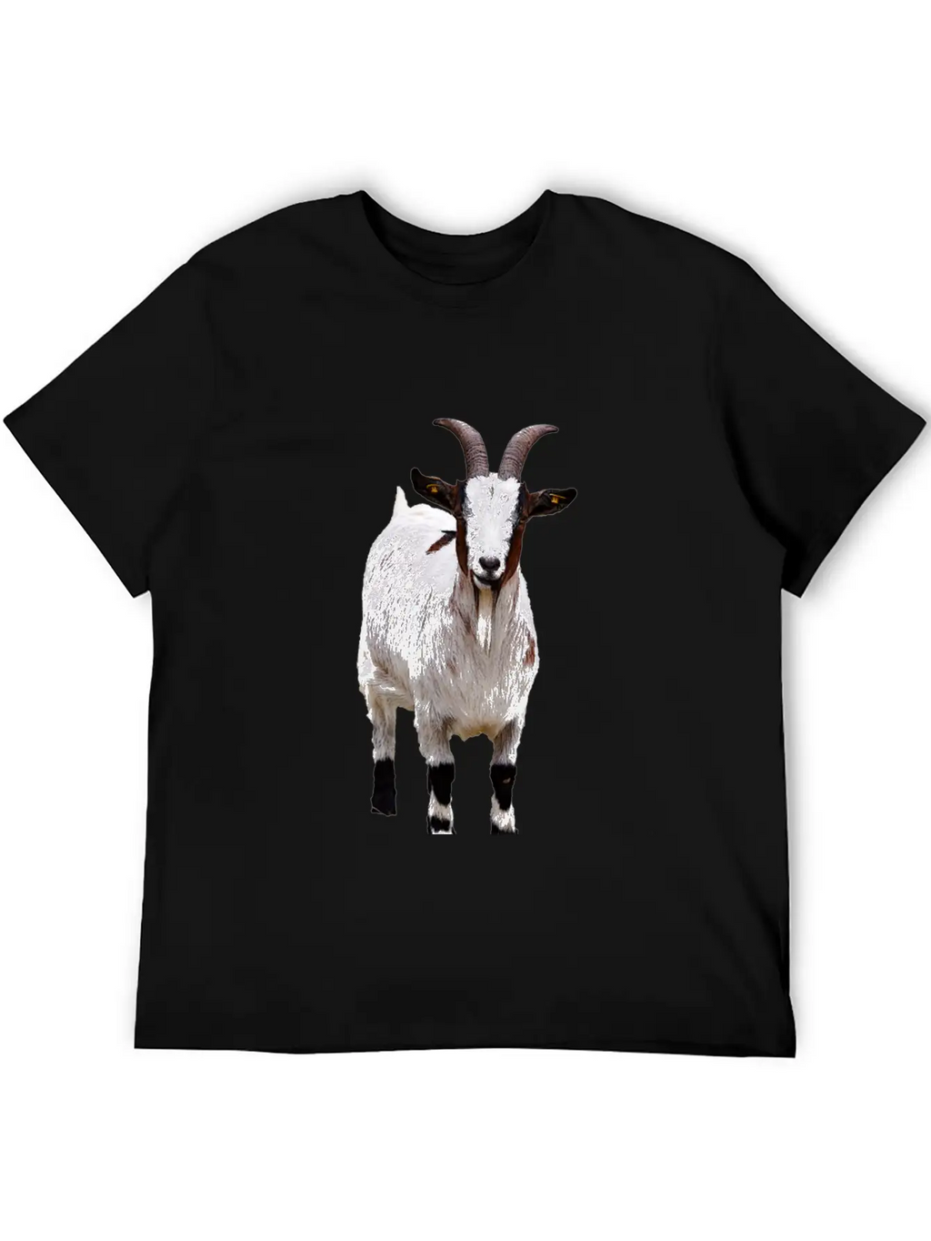 Cute Goat Essential Cotton Tee For Daily Outfits – Unisex Style
