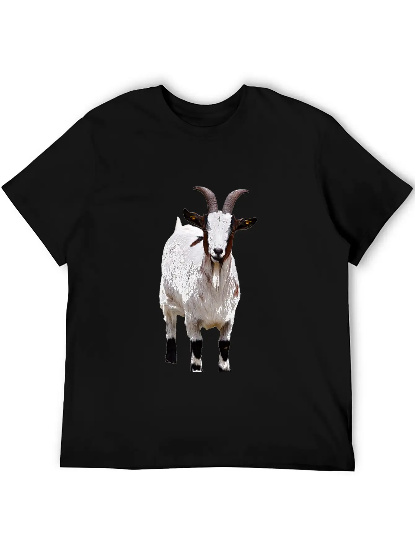 Cute Goat Essential Cotton Tee For Daily Outfits – Unisex Style