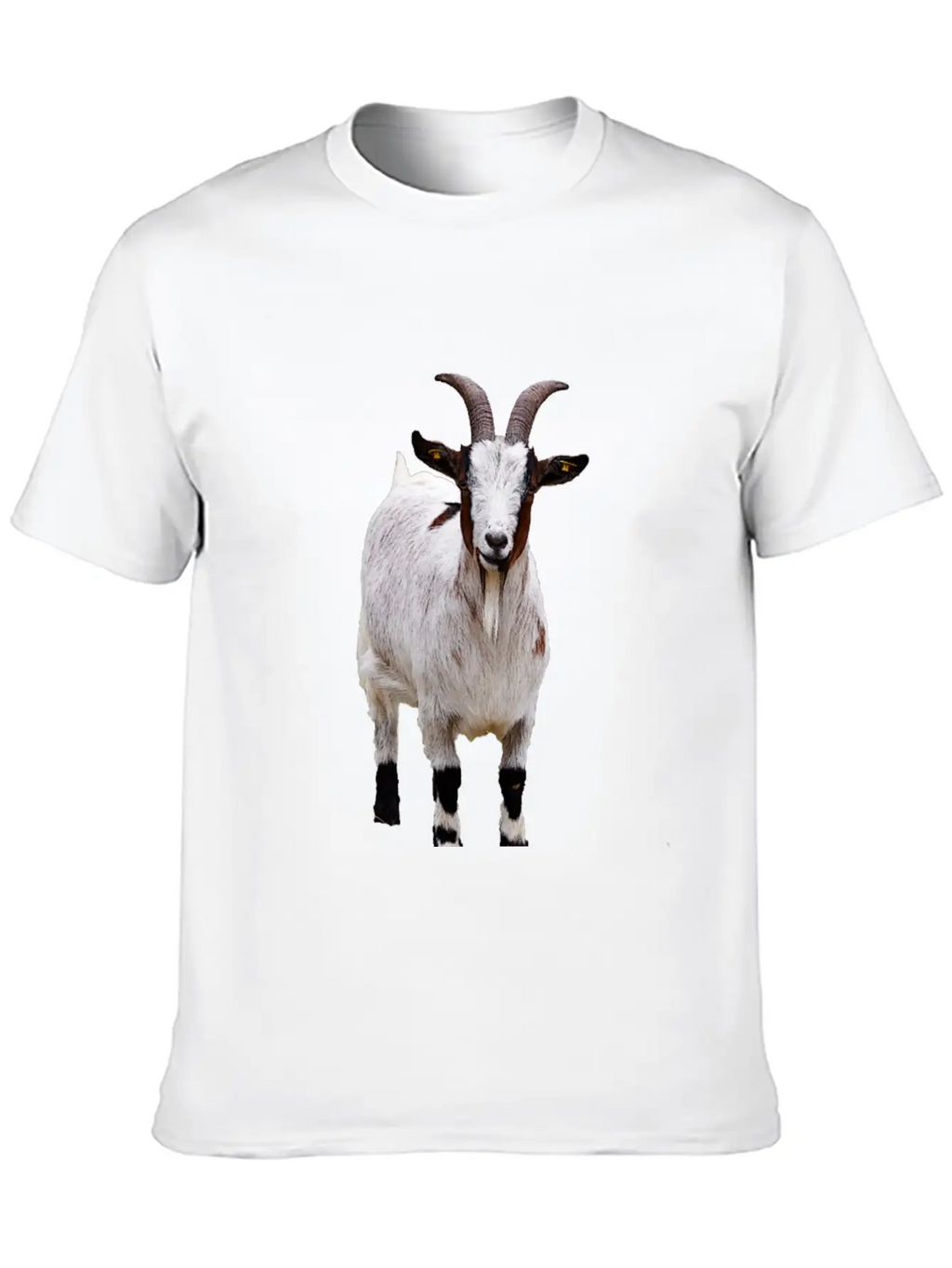 Cute Goat Essential Cotton Tee For Daily Outfits – Unisex Style