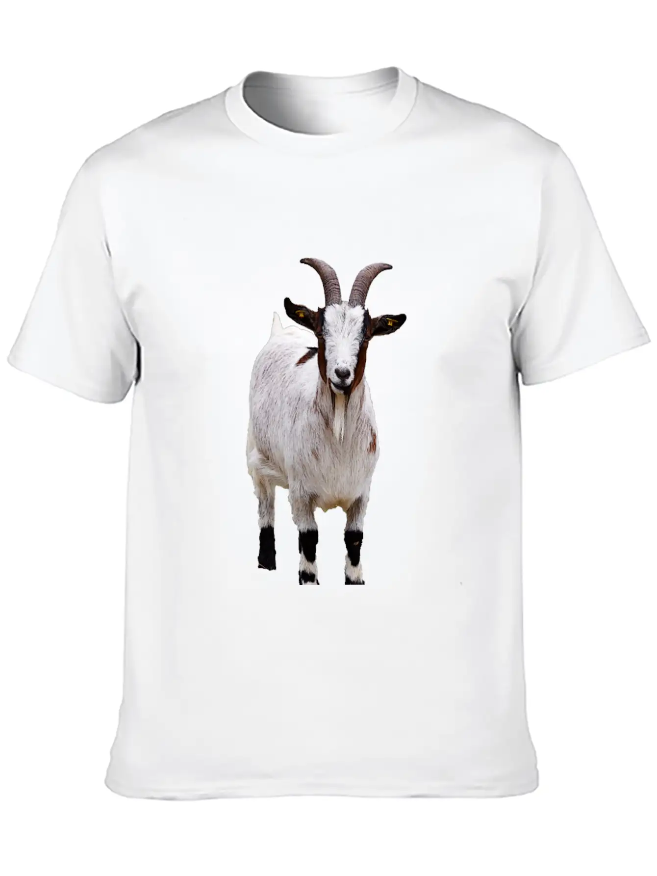 Cute Goat Essential Cotton Tee For Daily Outfits – Unisex Style