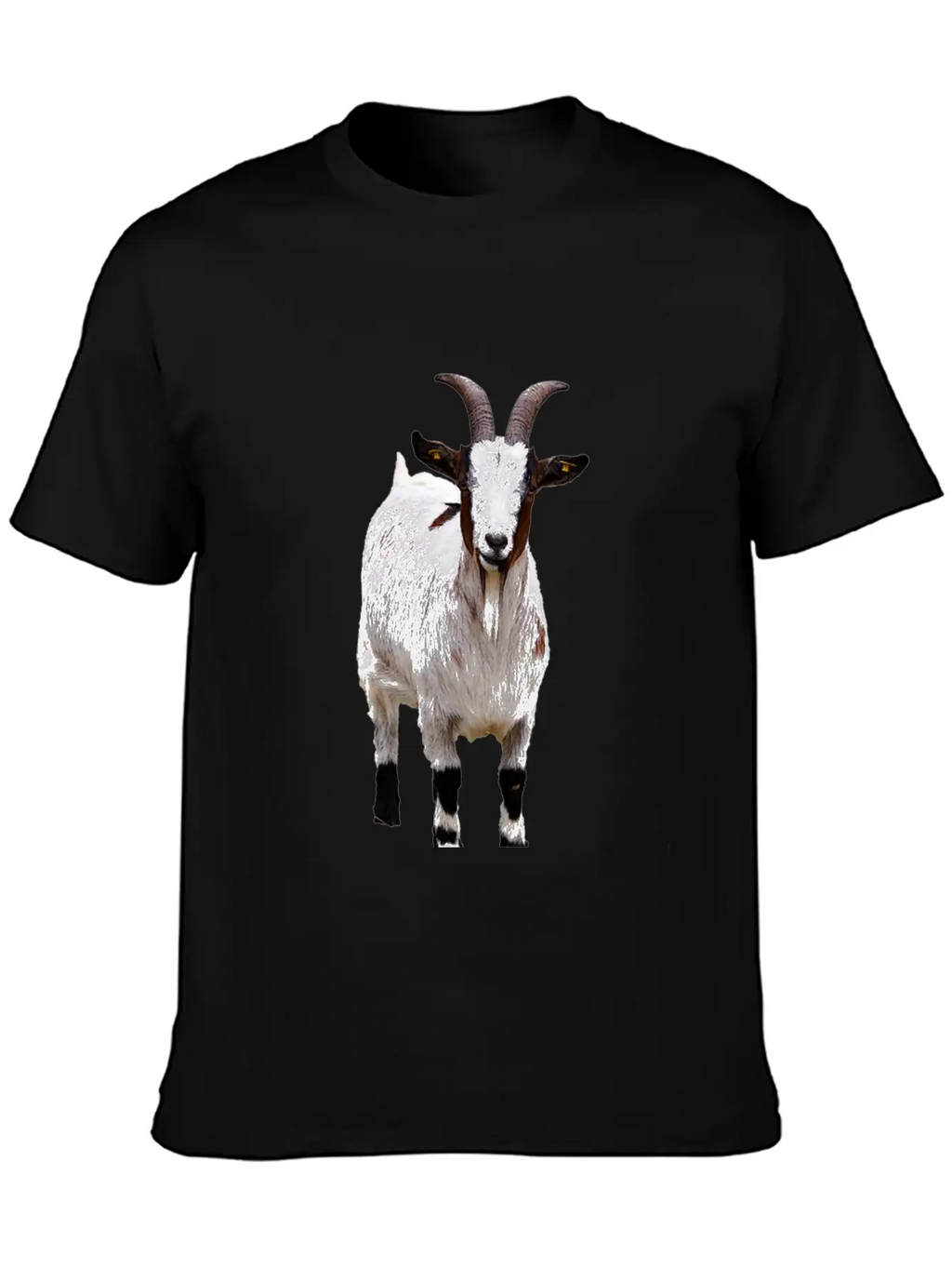 Cute Goat Essential Cotton Tee For Daily Outfits – Unisex Style