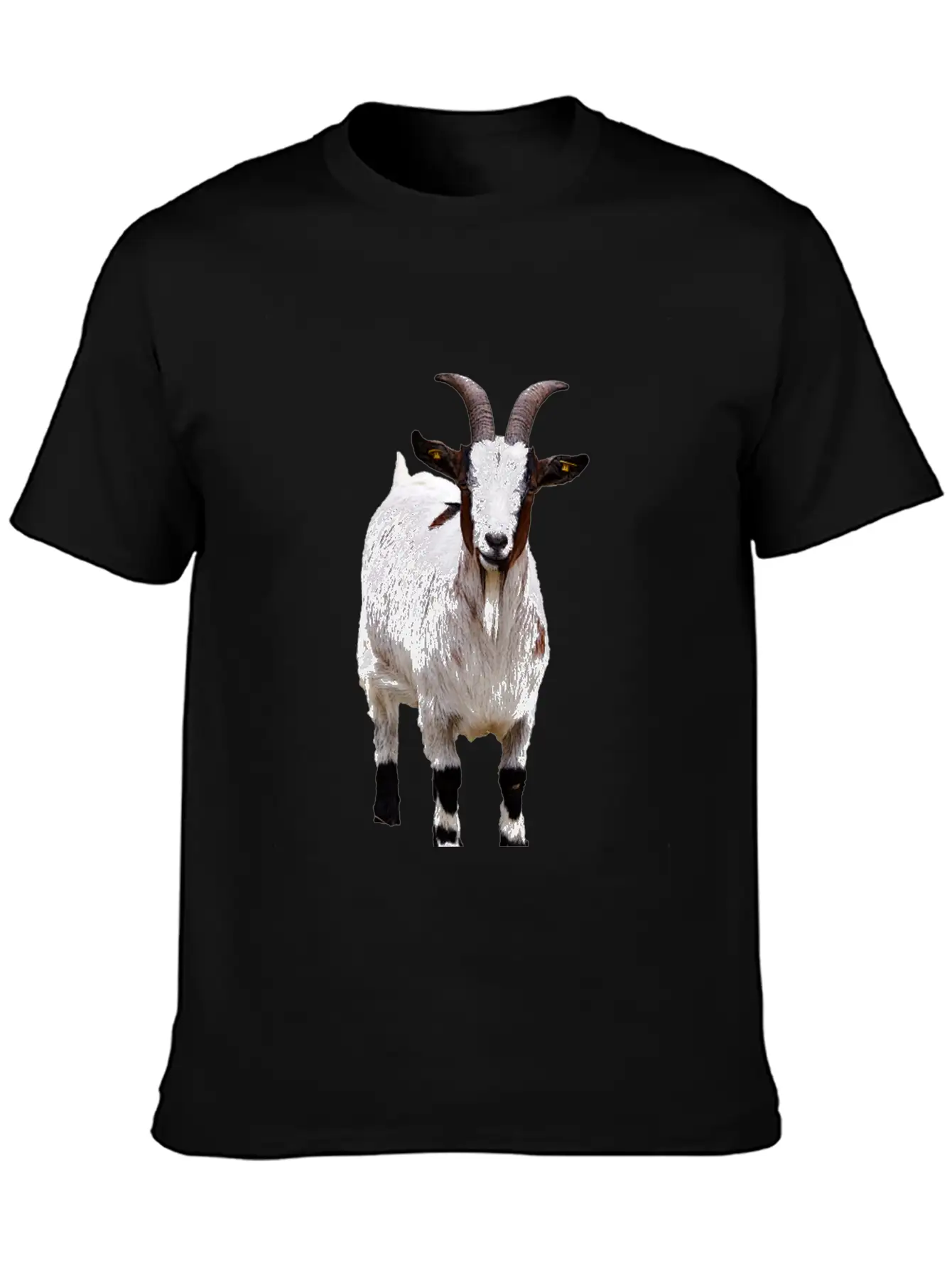 Cute Goat Essential Cotton Tee For Daily Outfits – Unisex Style