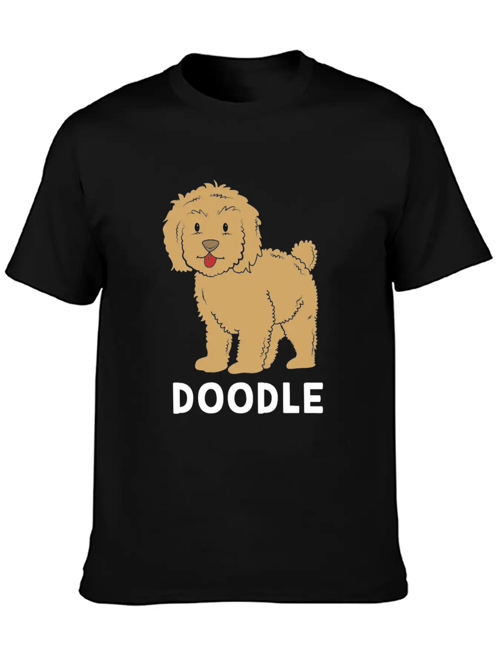 Cute Goldendoodle Golden Doodle Women Casual Graphic T-Shirt – Simple And Comfortable Daily Wear