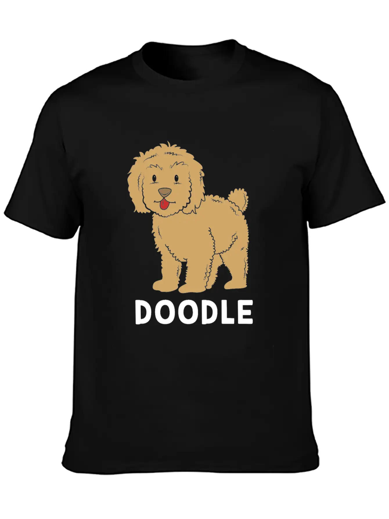 Cute Goldendoodle Golden Doodle Women Casual Graphic T-Shirt – Simple And Comfortable Daily Wear
