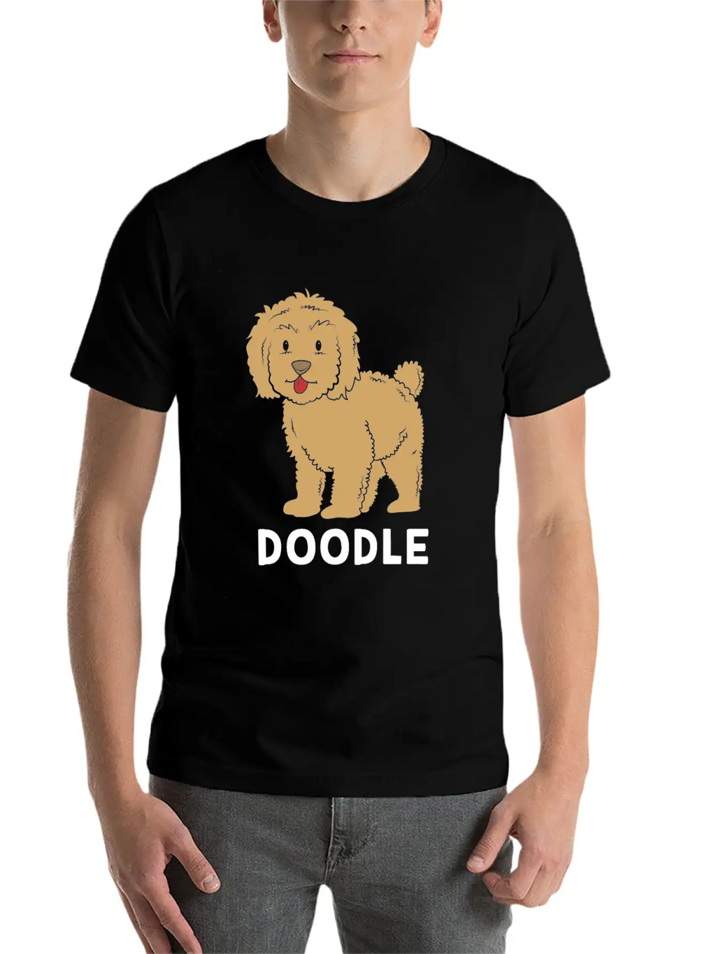 Cute Goldendoodle Golden Doodle Women Casual Graphic T-Shirt – Simple And Comfortable Daily Wear
