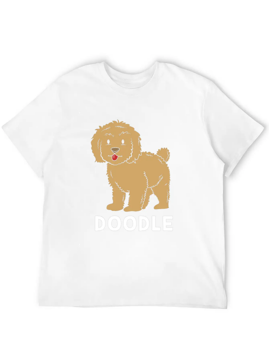 Cute Goldendoodle Golden Doodle Women Casual Graphic T-Shirt – Simple And Comfortable Daily Wear