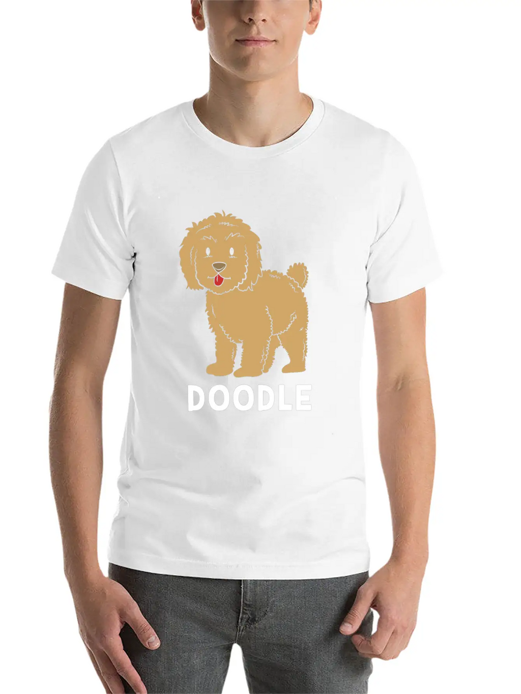 Cute Goldendoodle Golden Doodle Women Casual Graphic T-Shirt – Simple And Comfortable Daily Wear