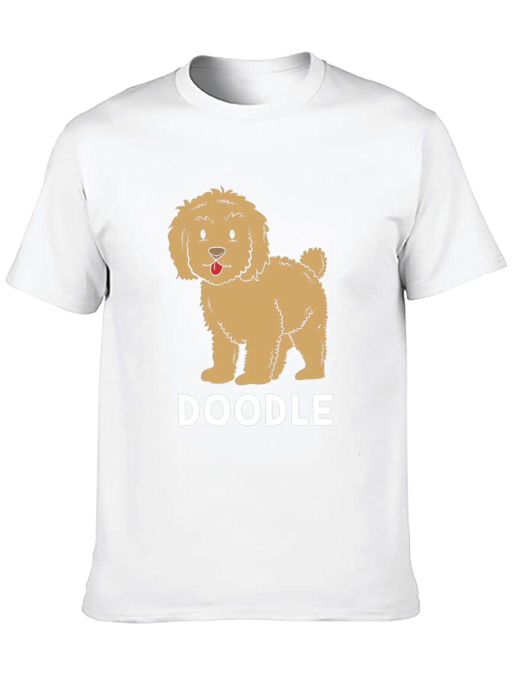 Cute Goldendoodle Golden Doodle Women Casual Graphic T-Shirt – Simple And Comfortable Daily Wear