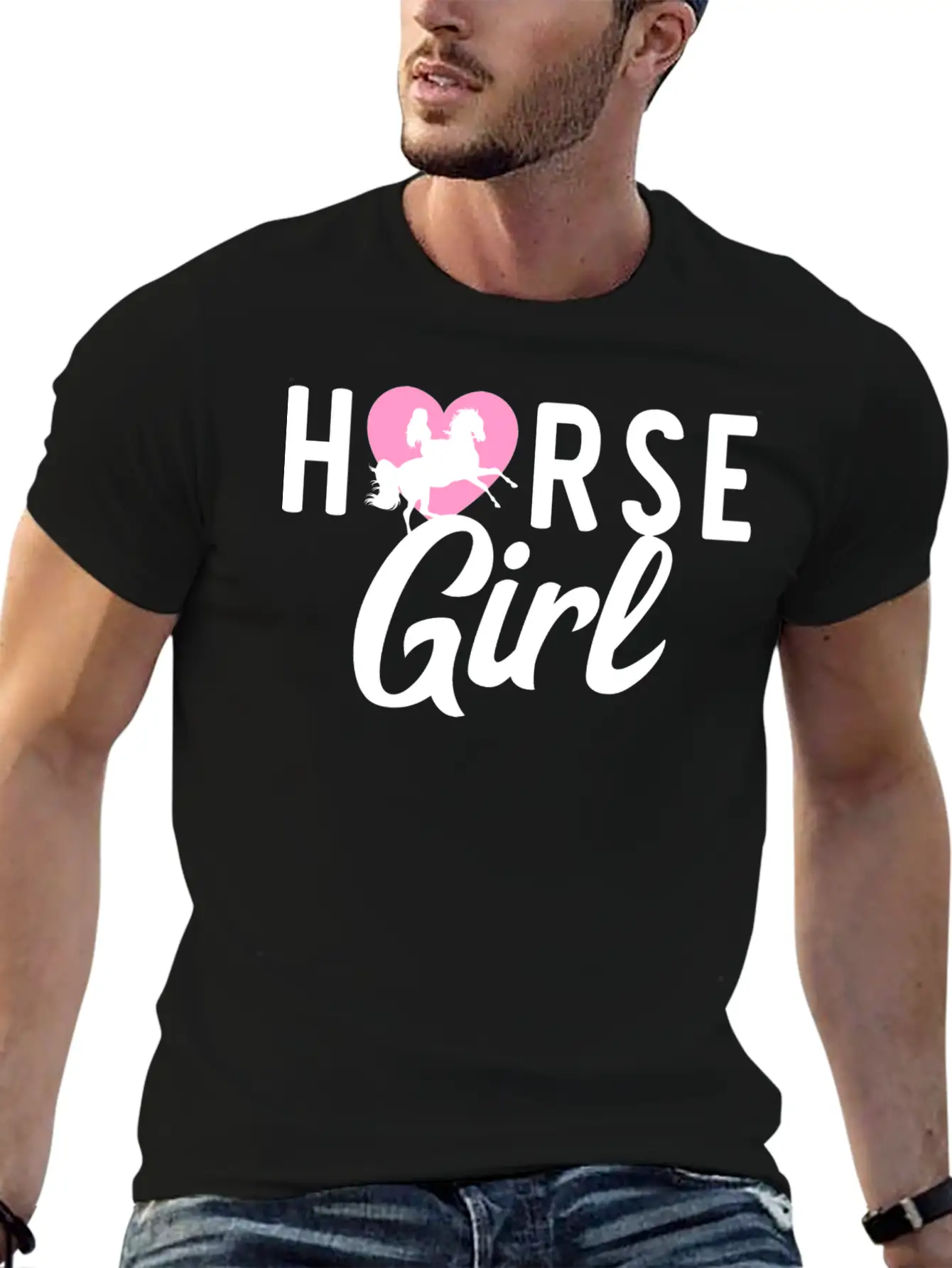 Cute Item For Female Horse Lover Horse Girl Stylish Everyday T-Shirt – Unisex Basic Cotton Tee