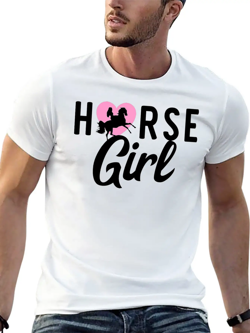 Cute Item For Female Horse Lover Horse Girl Stylish Everyday T-Shirt – Unisex Basic Cotton Tee