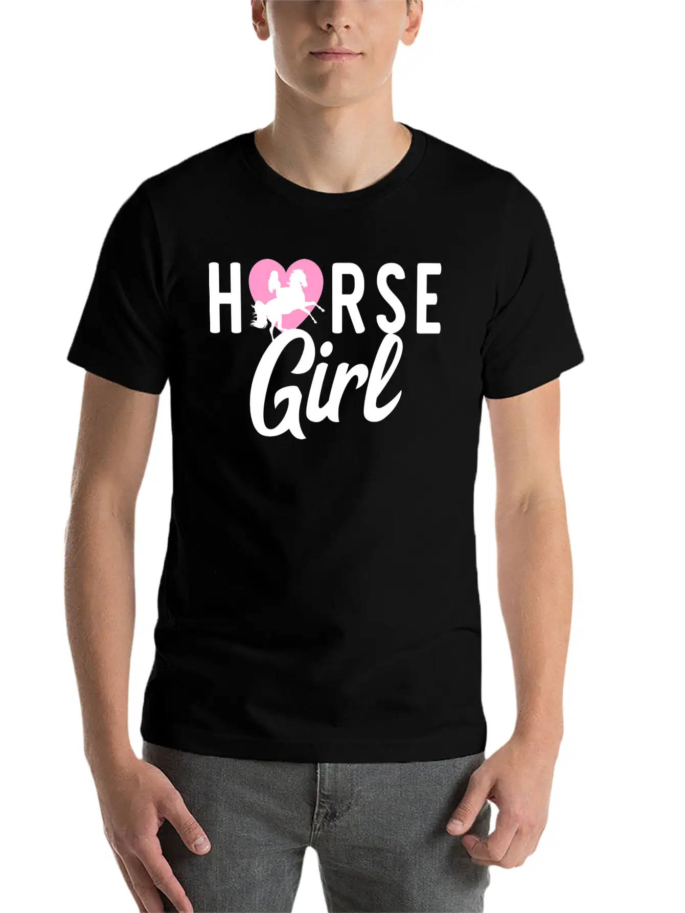 Cute Item For Female Horse Lover Horse Girl Stylish Everyday T-Shirt – Unisex Basic Cotton Tee