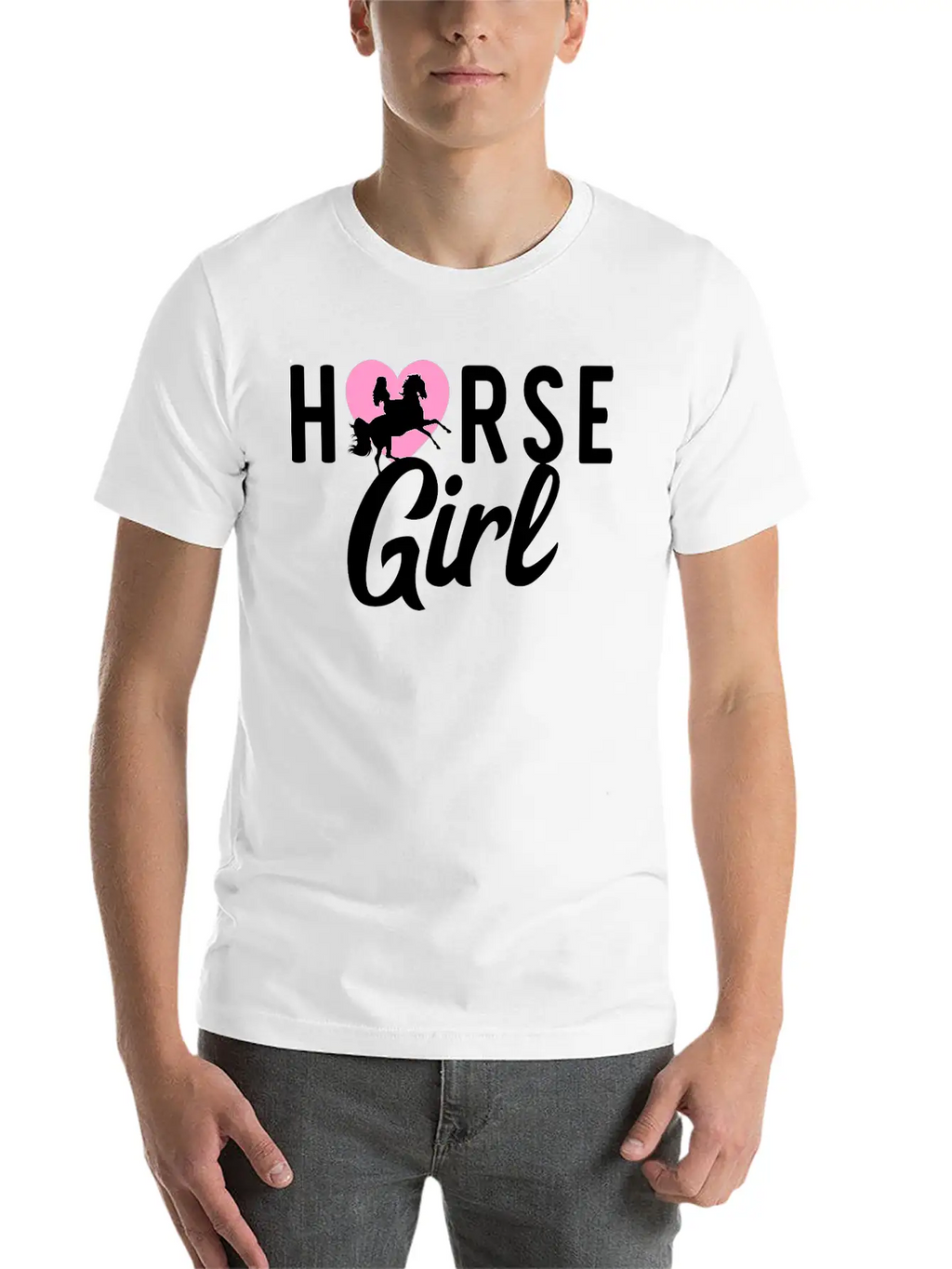 Cute Item For Female Horse Lover Horse Girl Stylish Everyday T-Shirt – Unisex Basic Cotton Tee