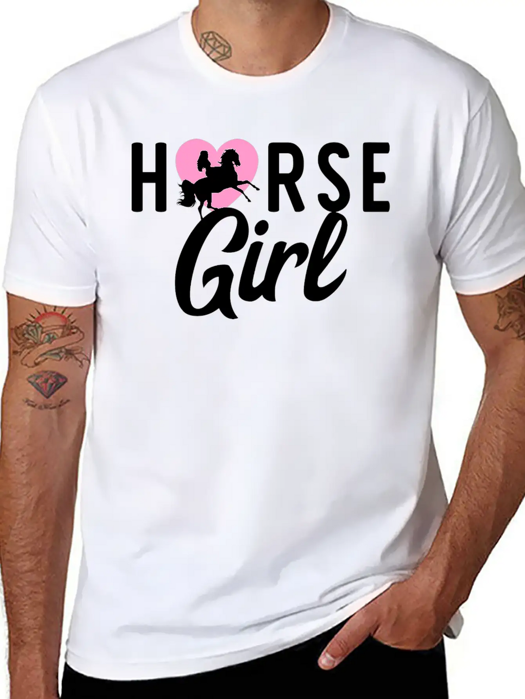 Cute Item For Female Horse Lover Horse Girl Stylish Everyday T-Shirt – Unisex Basic Cotton Tee