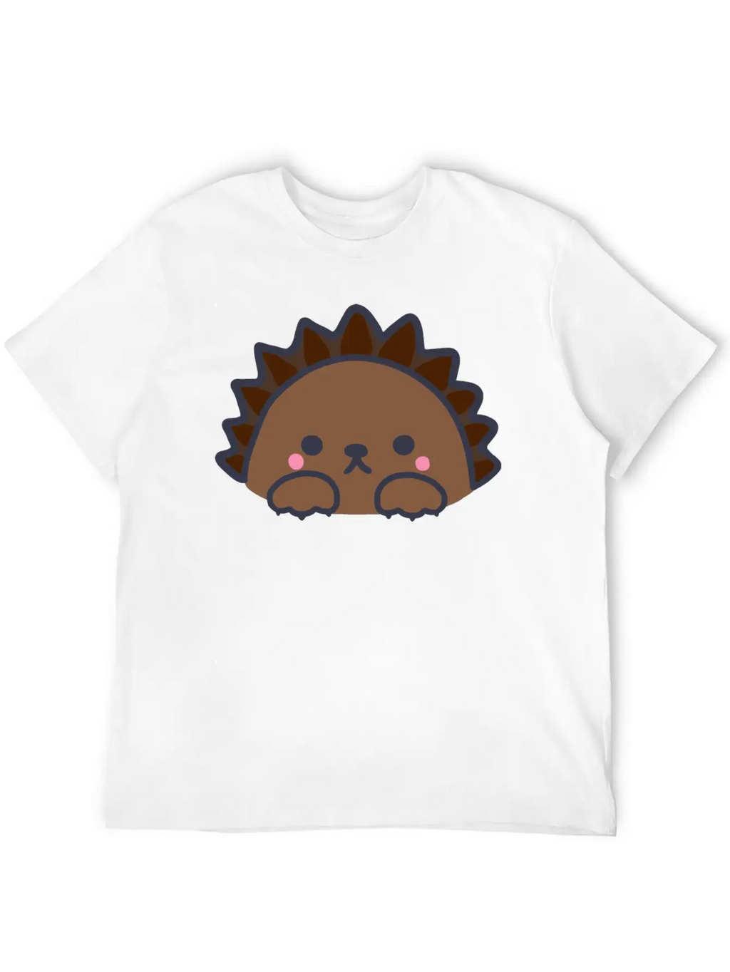 Cute Kawaii Hedgehog Unisex Casual T-Shirt – Clean Design For Daily Comfort
