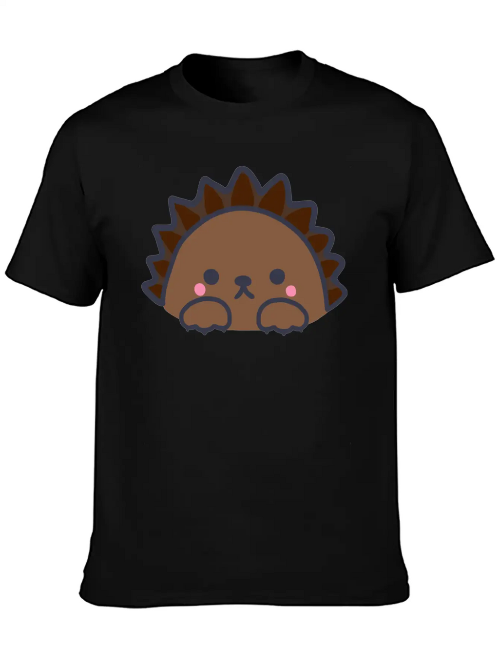Cute Kawaii Hedgehog Unisex Casual T-Shirt – Clean Design For Daily Comfort