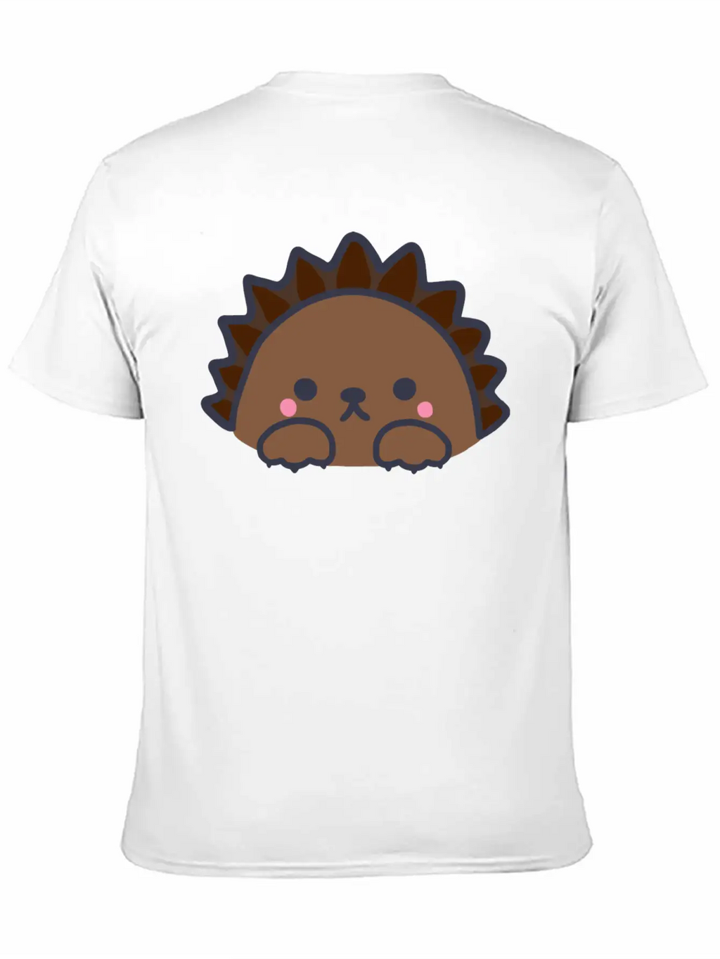 Cute Kawaii Hedgehog Unisex Casual T-Shirt – Clean Design For Daily Comfort