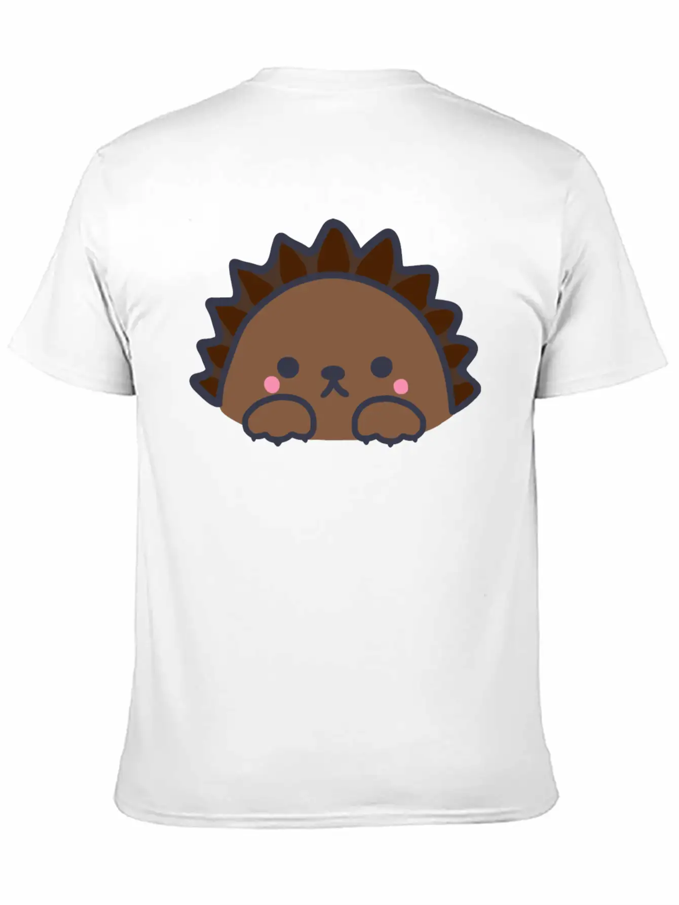 Cute Kawaii Hedgehog Unisex Casual T-Shirt – Clean Design For Daily Comfort