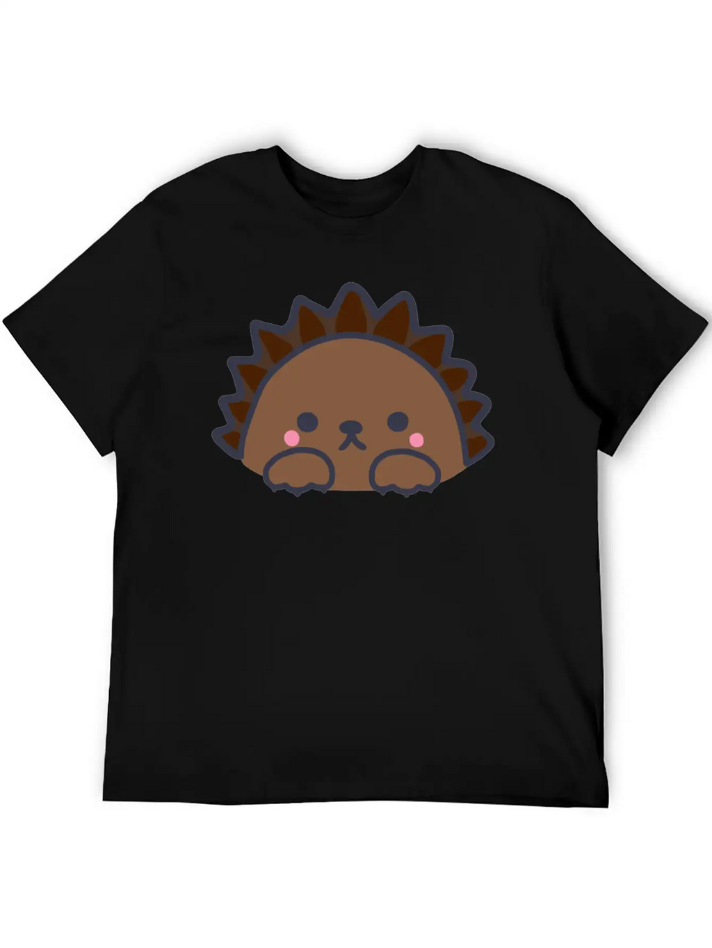 Cute Kawaii Hedgehog Unisex Casual T-Shirt – Clean Design For Daily Comfort