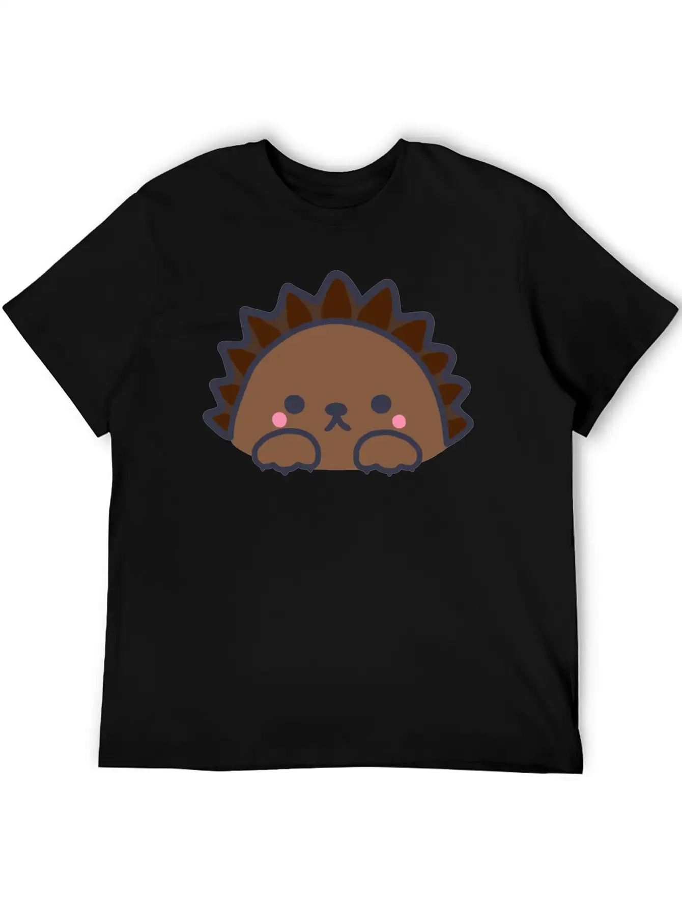 Cute Kawaii Hedgehog Unisex Casual T-Shirt – Clean Design For Daily Comfort